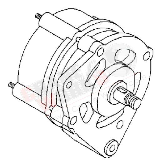 Picture of 140859 New GEHL alternator, 14v/95Amp