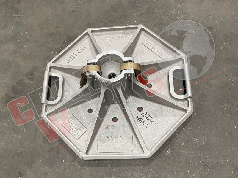 Picture of 2222-MBNL New Sauber 22" Aluminum outrigger foot pad