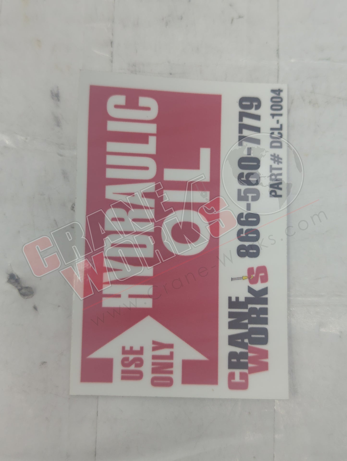 DCL-1004 | New Hydraulic Oil Only