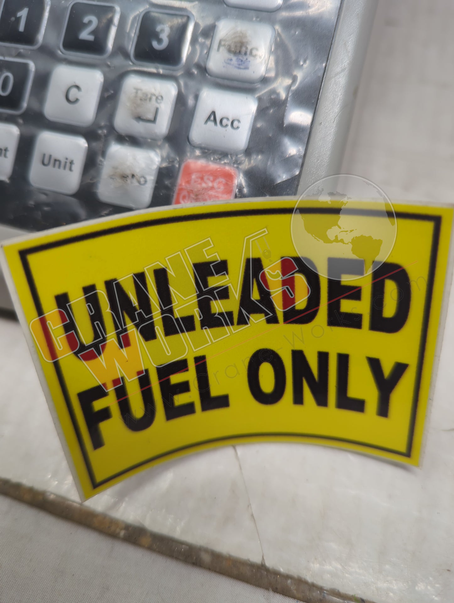 UNLEADED | New Unleaded Fuel Only Decal