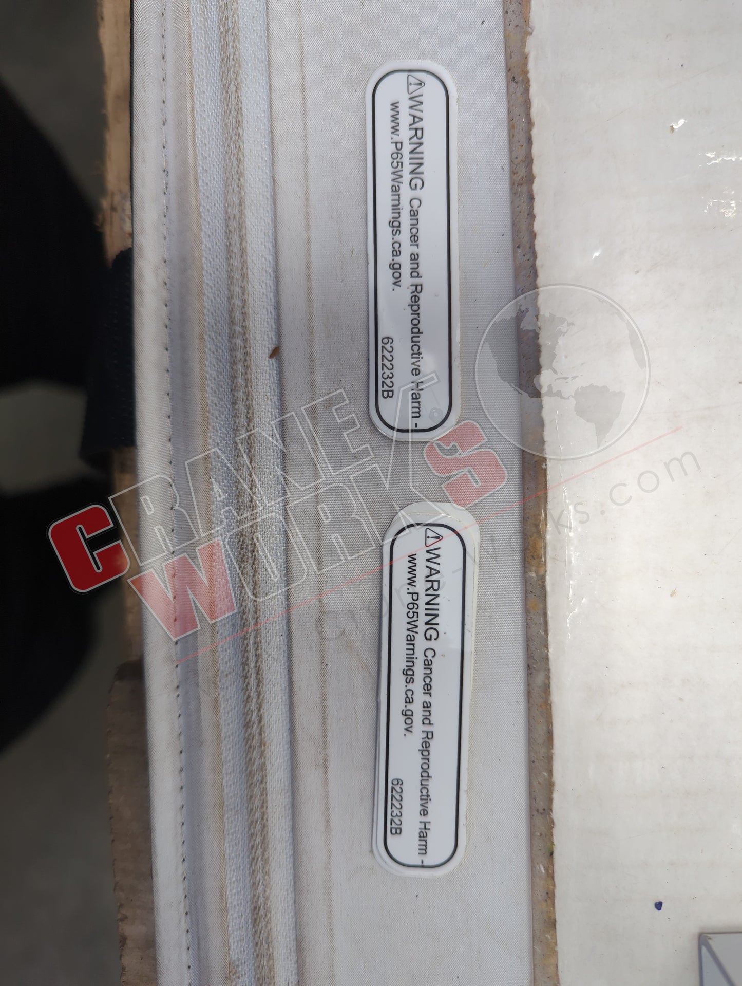 622232TU | New Warning Decal Prop 65 Operating Station