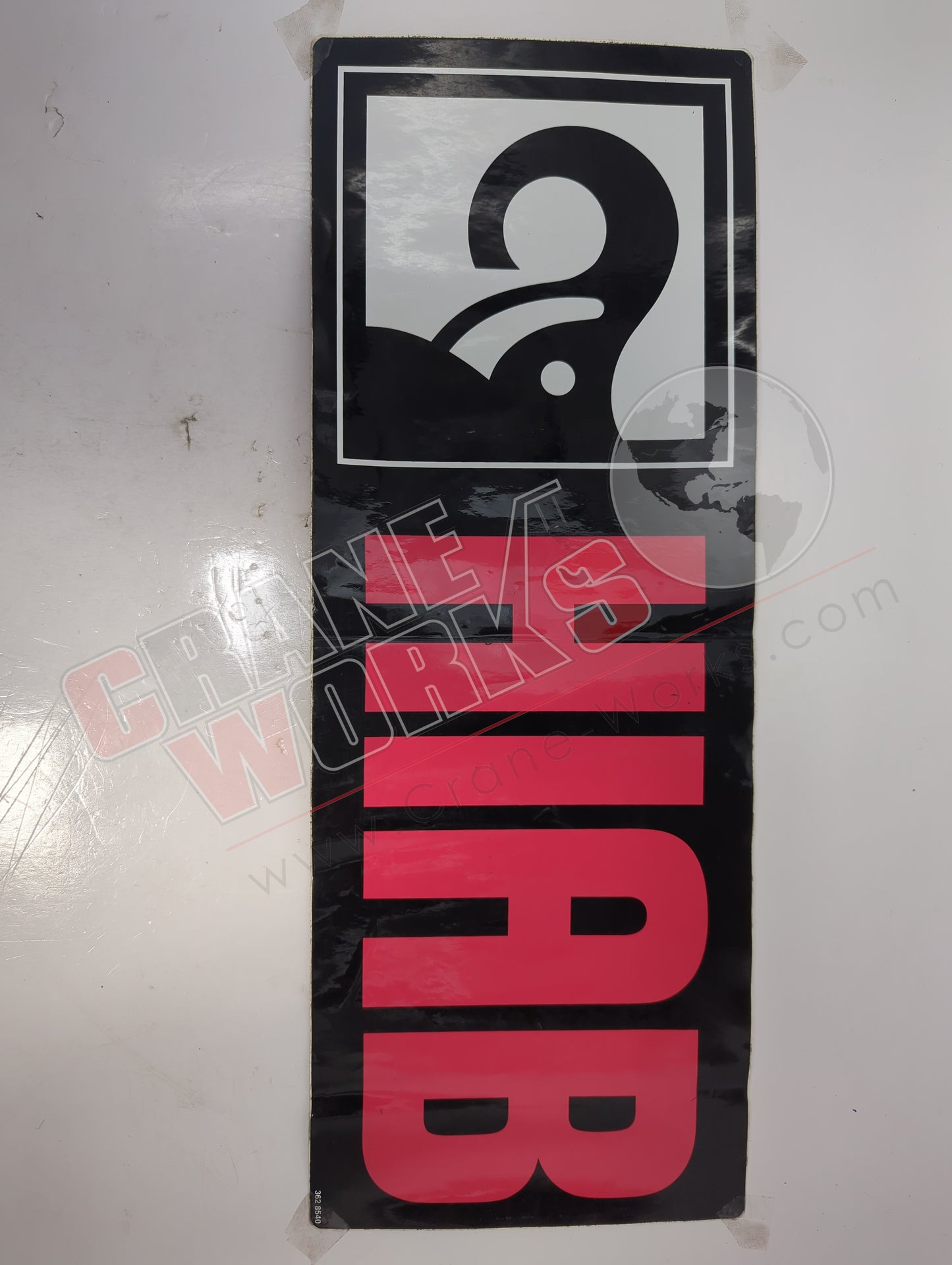 362 8540 | New Decal