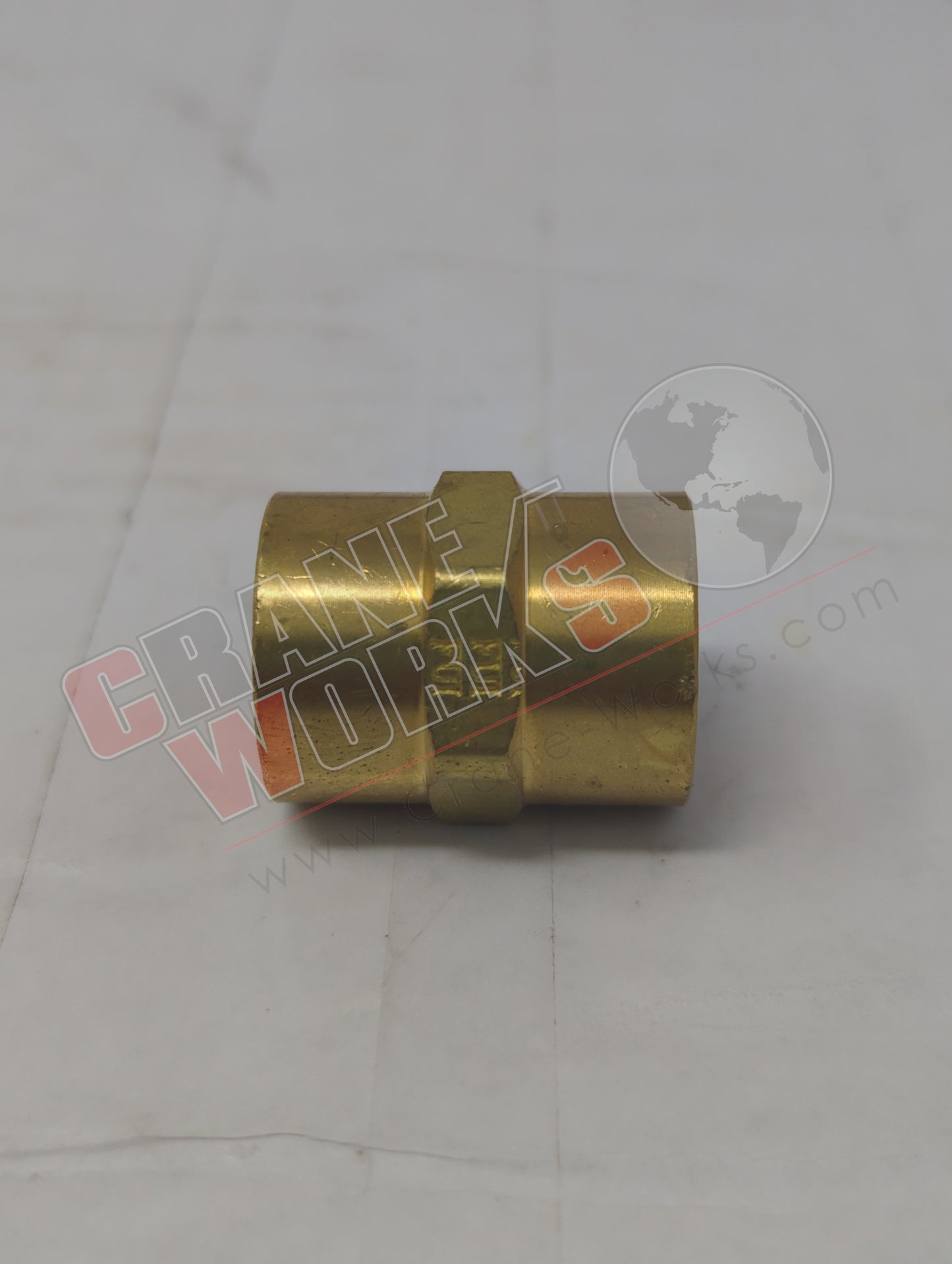'-11090-2 | New 3/8" Brass Pipe Coupling (207P-06)