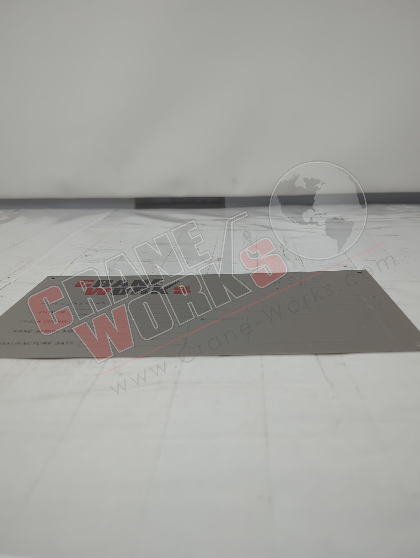 9999-M | New Craneworks Vin Data Plate-#Cwh