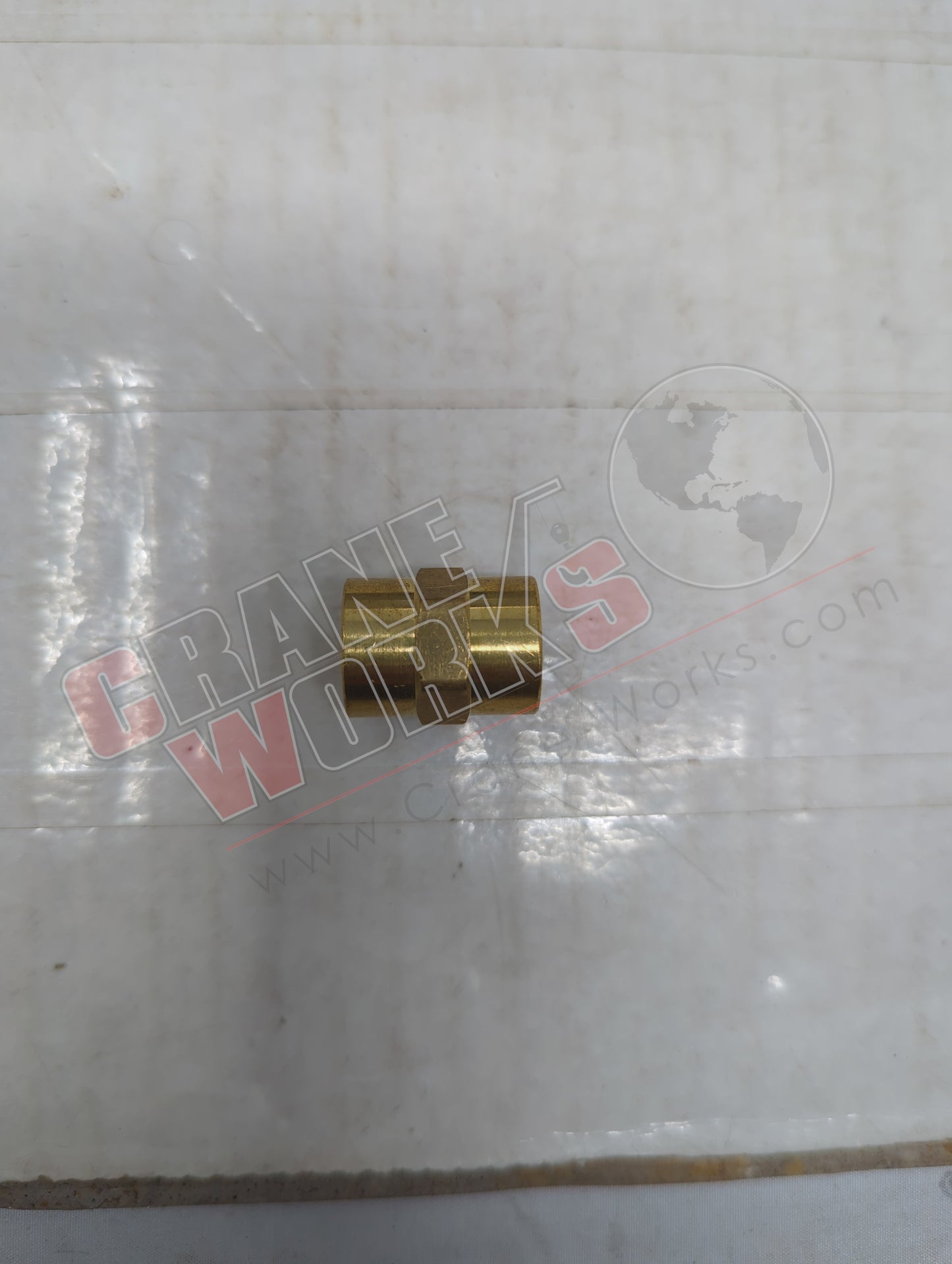 207P-02 | New 1/8" Brass Pipe Coupling