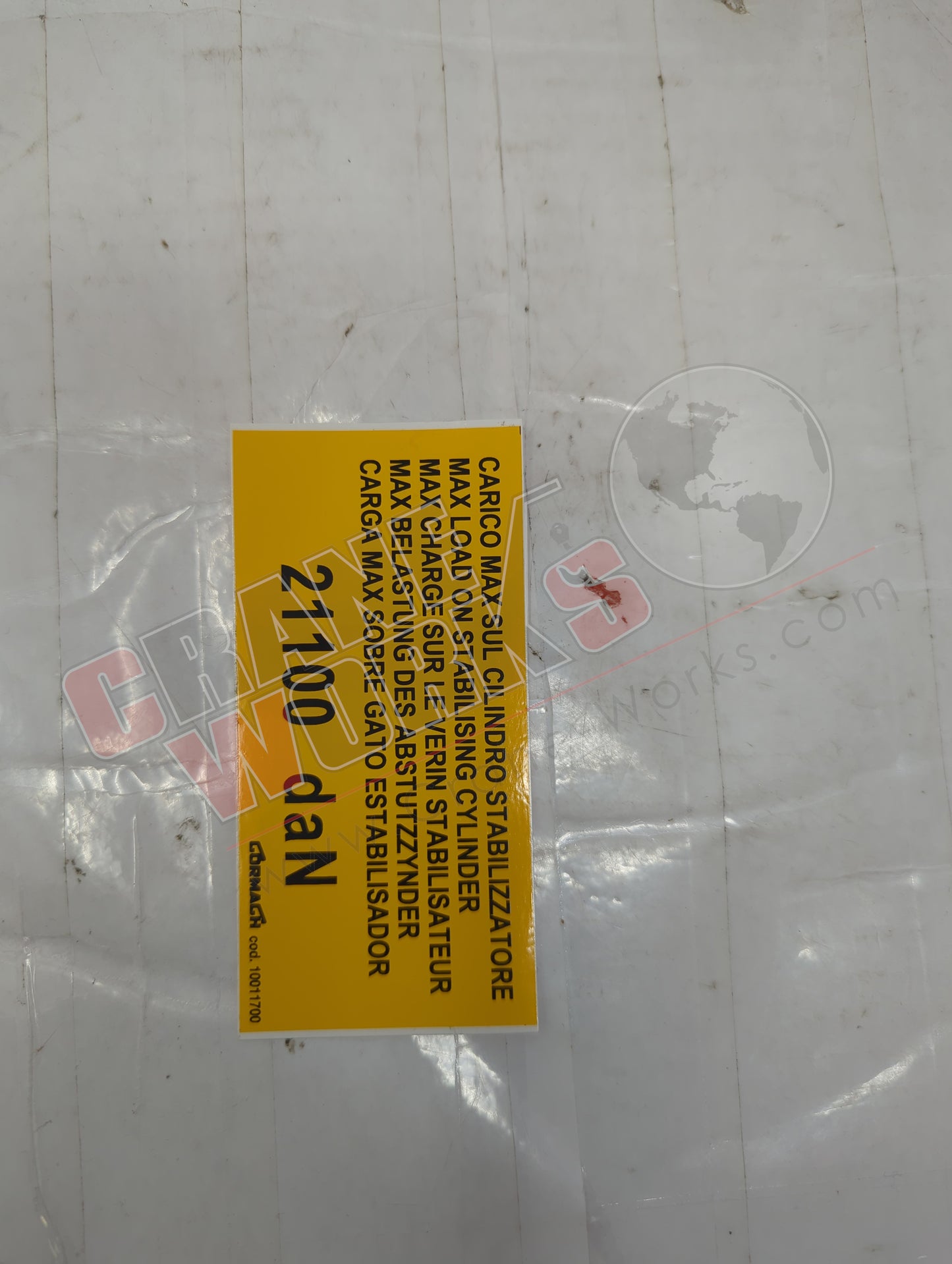 10011700 | New Plate/Sticker