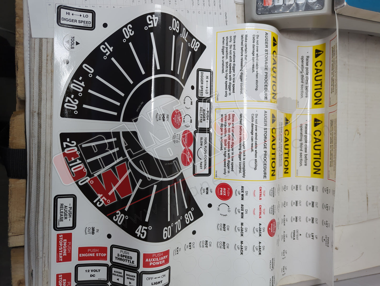 443794TU | New Decal Sheet D/L