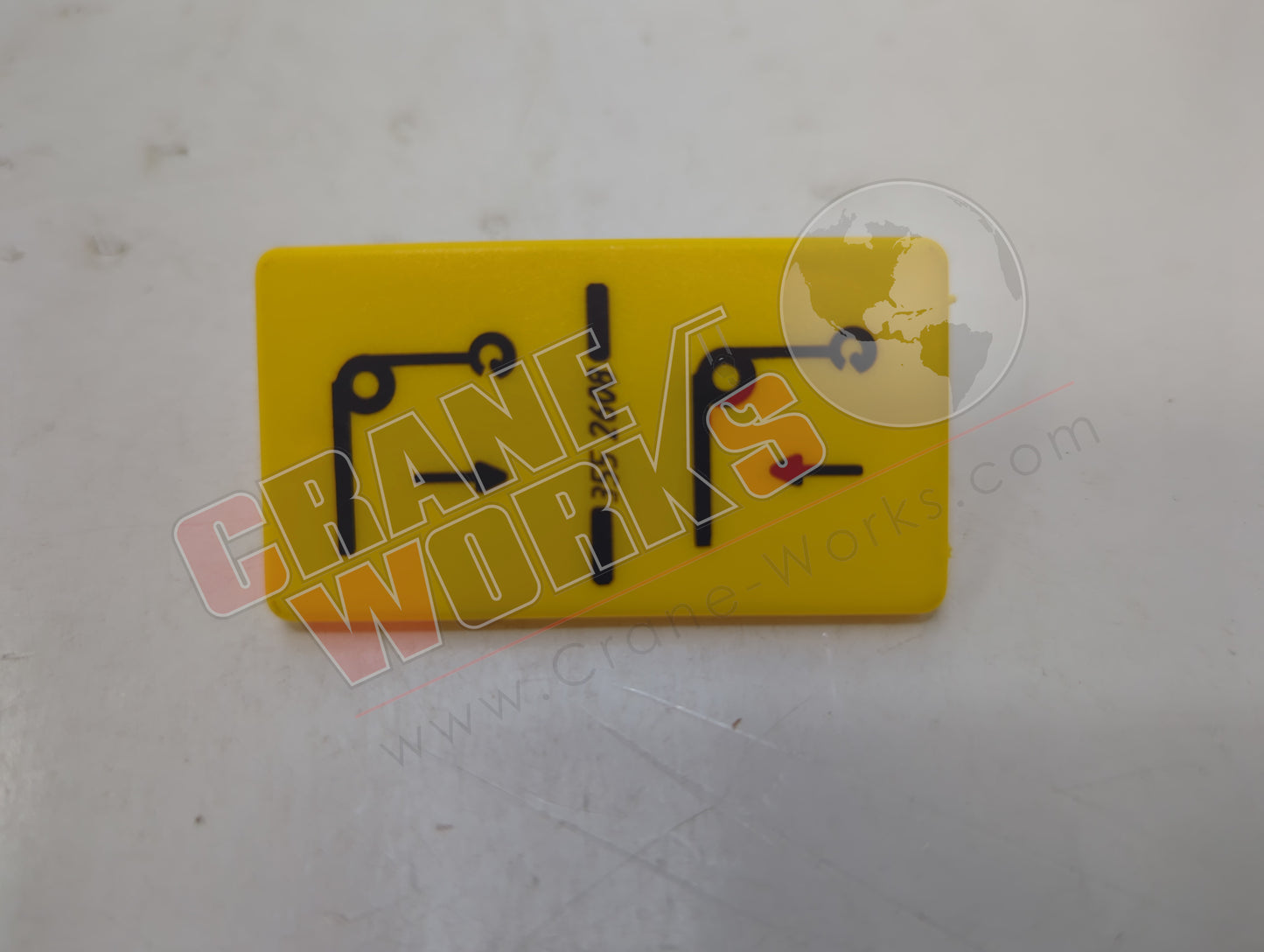 355 2608 | New Winch Placard (Yellow)