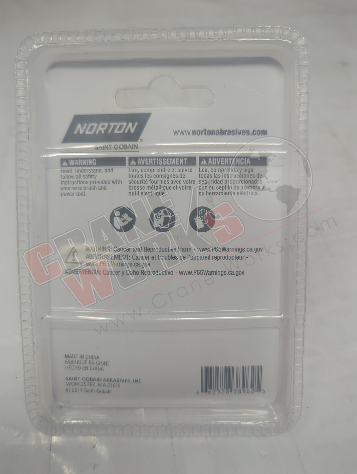 416M33 | New Wire Wheel,1-1/2" Dia,1/4" Shank