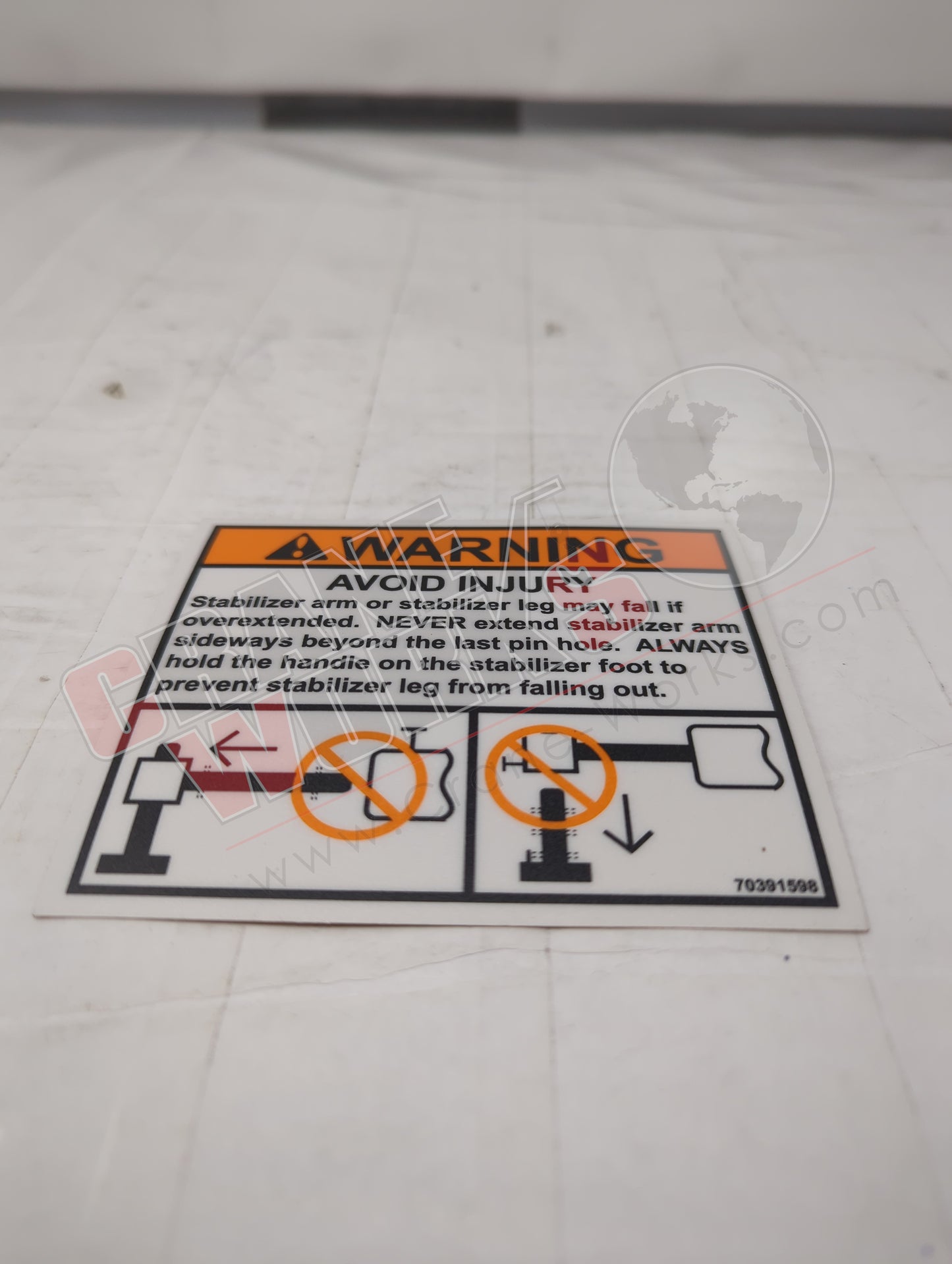 70391598 | New Warning Decal