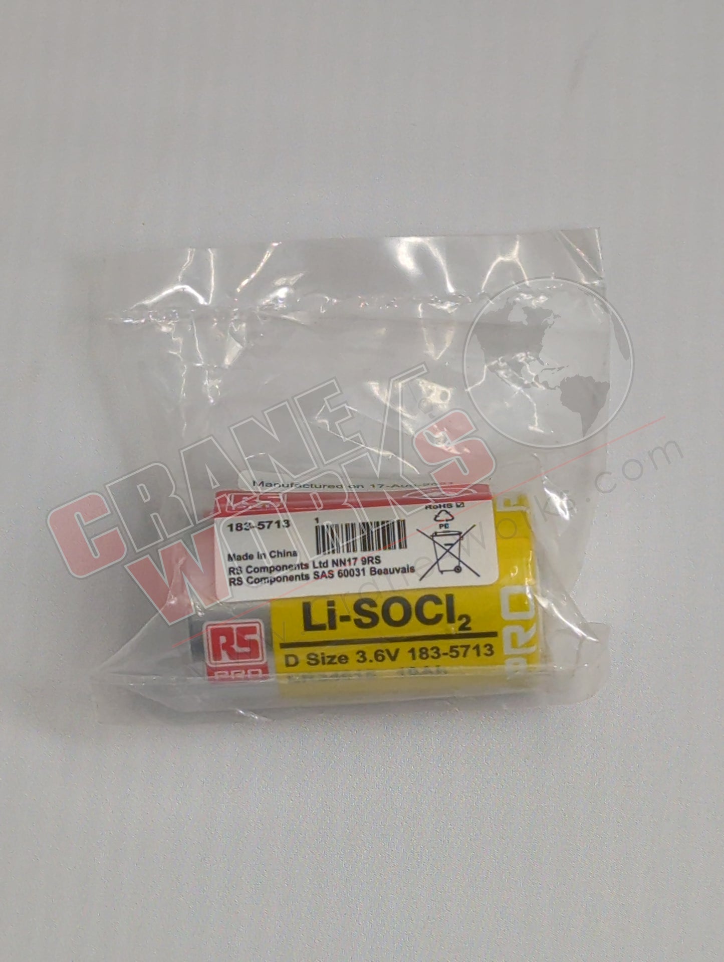 1835713 | New D Batt 3.6V Lith