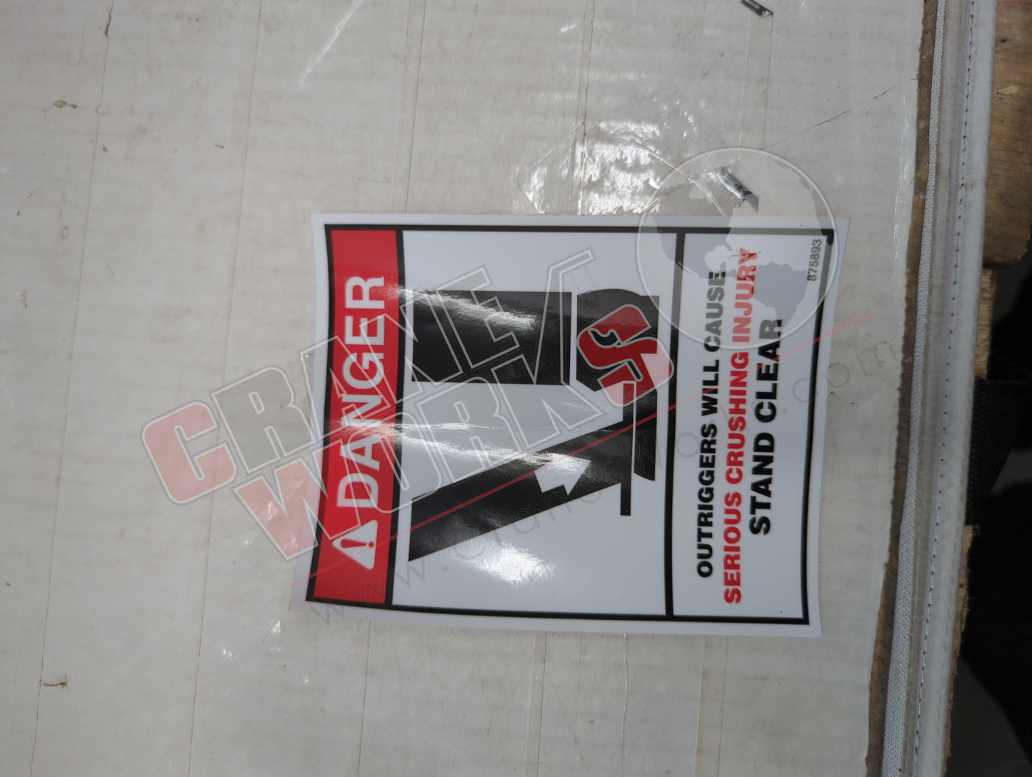 875893 | New Decal; Danger Outrigger