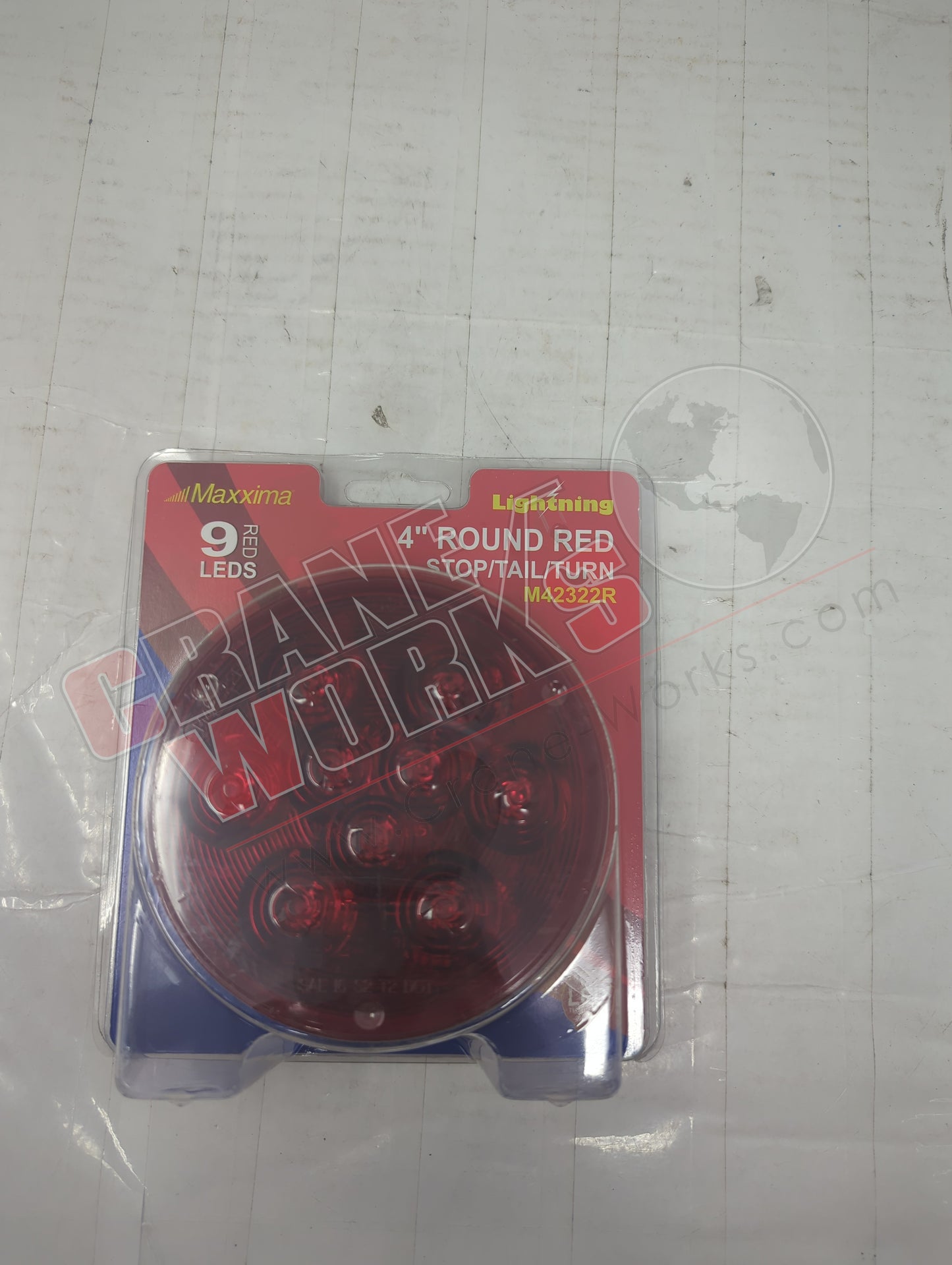 M42322RDV | New 4" Red Round Led Stop/Tail Light