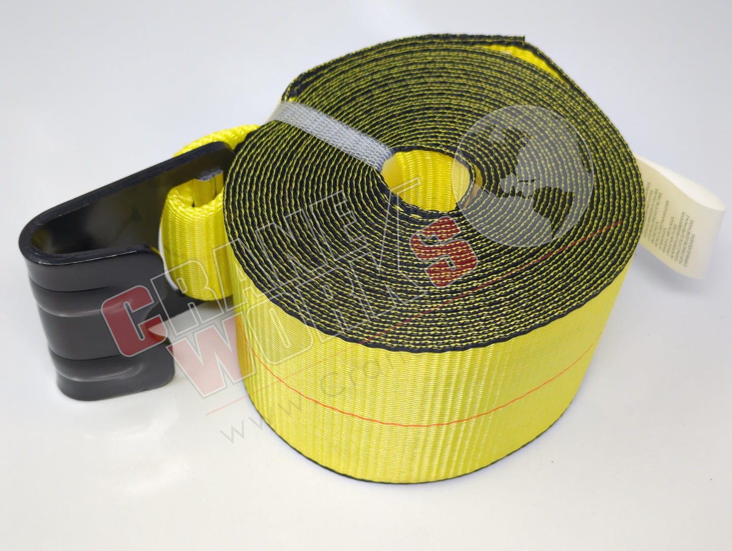 2042-30-CW | New 4" X 30" Winch Strap "Craneworks