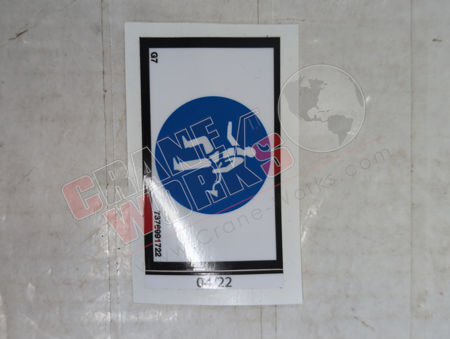 Picture of 7376991722, a New Decal - Wear Body Harness, angle 2.