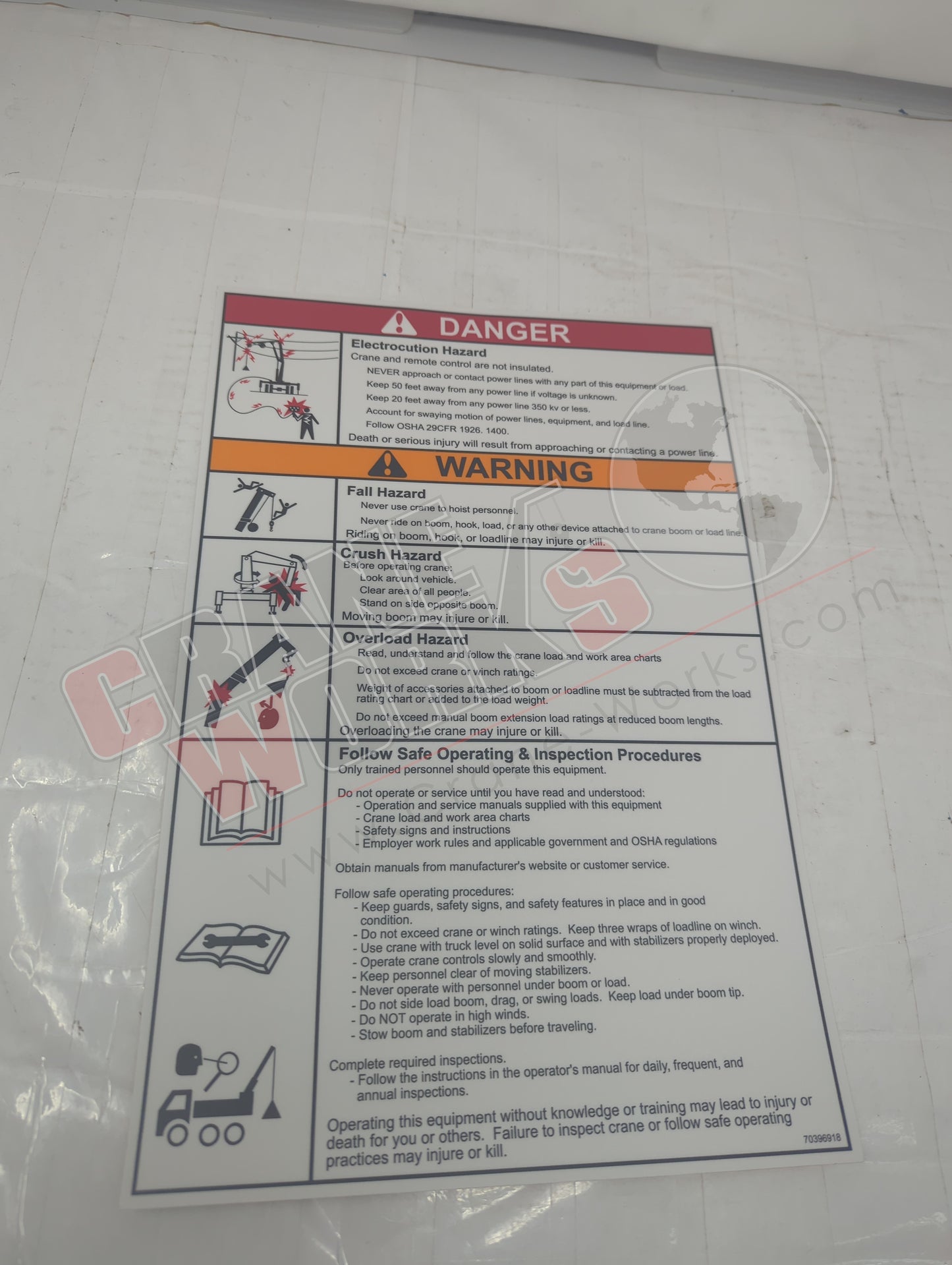70396918 | New Decal-Danger Articulated Lg