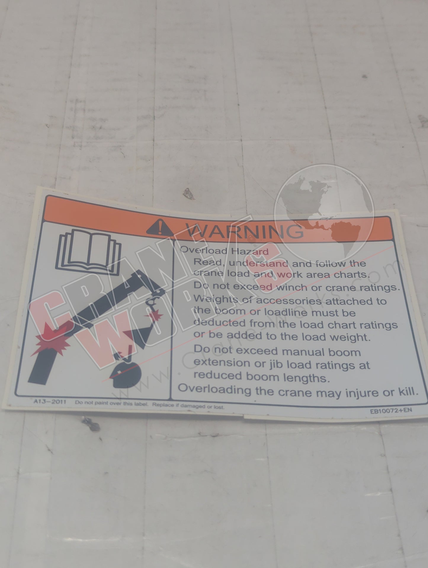 EB10072-EN | New Warning Decal - Overload Hzd