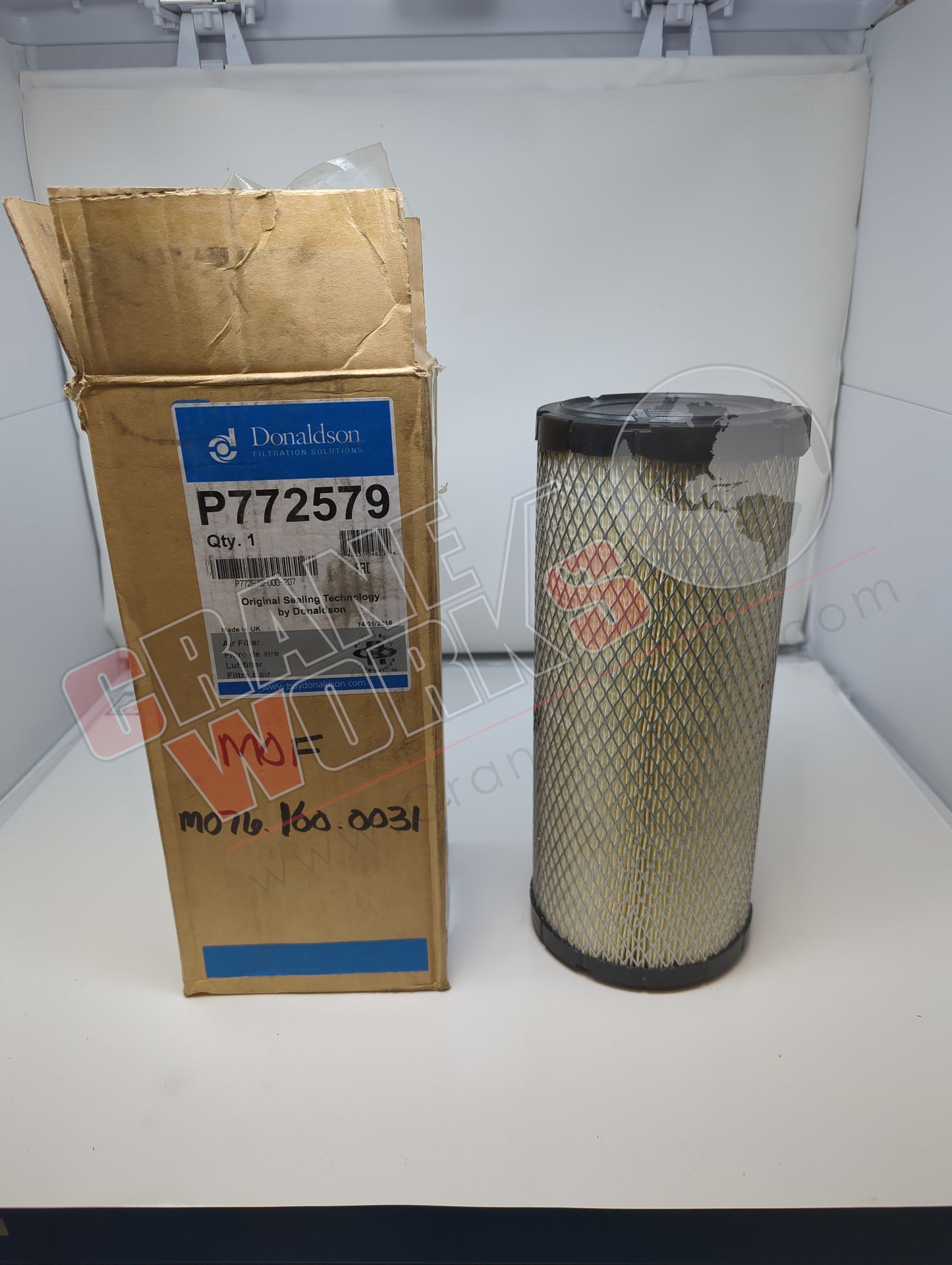 M076.160.0031 | New Air Filter-See Note