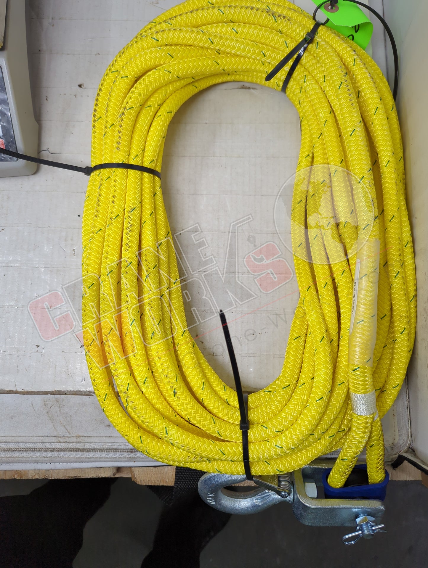 73620TU | New Rope Assy 1/2 X 75' Swivel/Saf