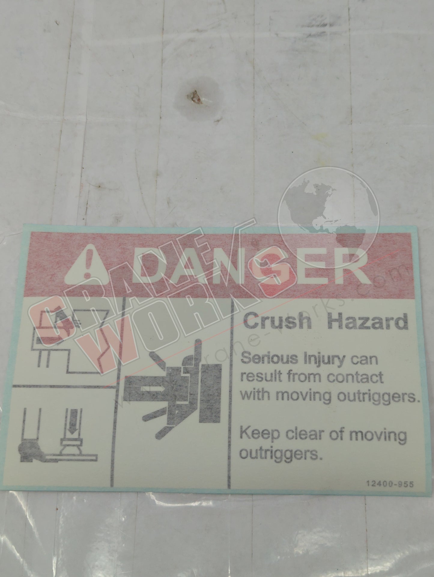 12400-955 | New Decal-Danger Moving O/R