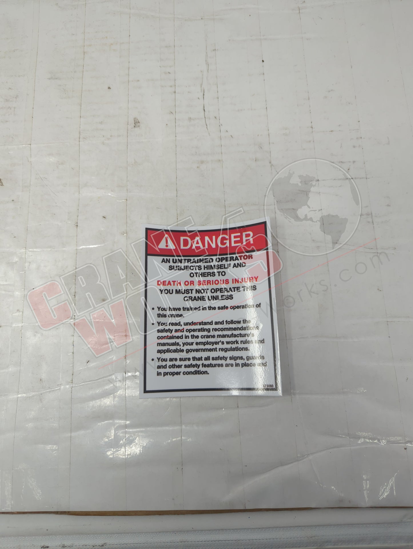 875888 | New Decal - Danger An Untrained Op