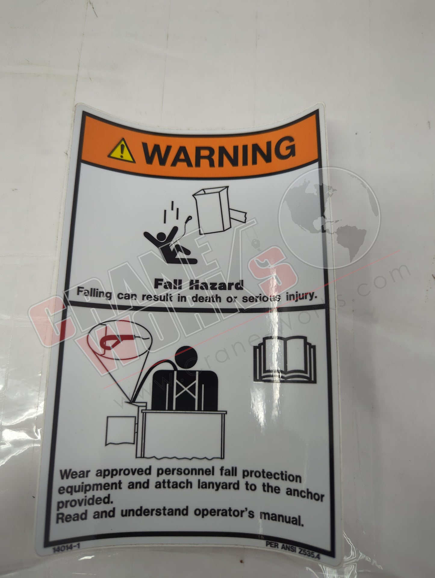 14014-1 | New Decal; Platform Instruction