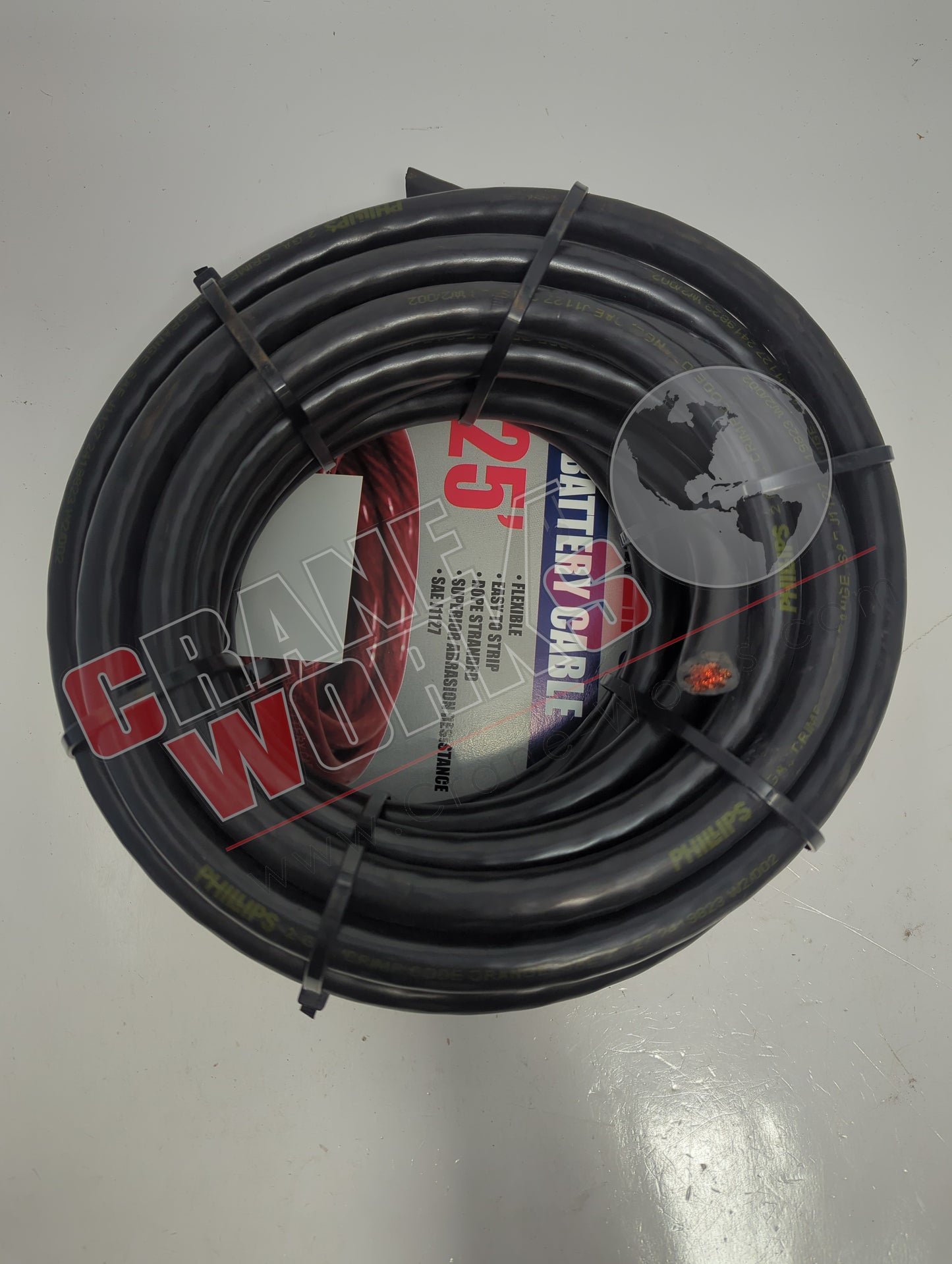 3-512 | New Bat-Cbl 2/0 Blk