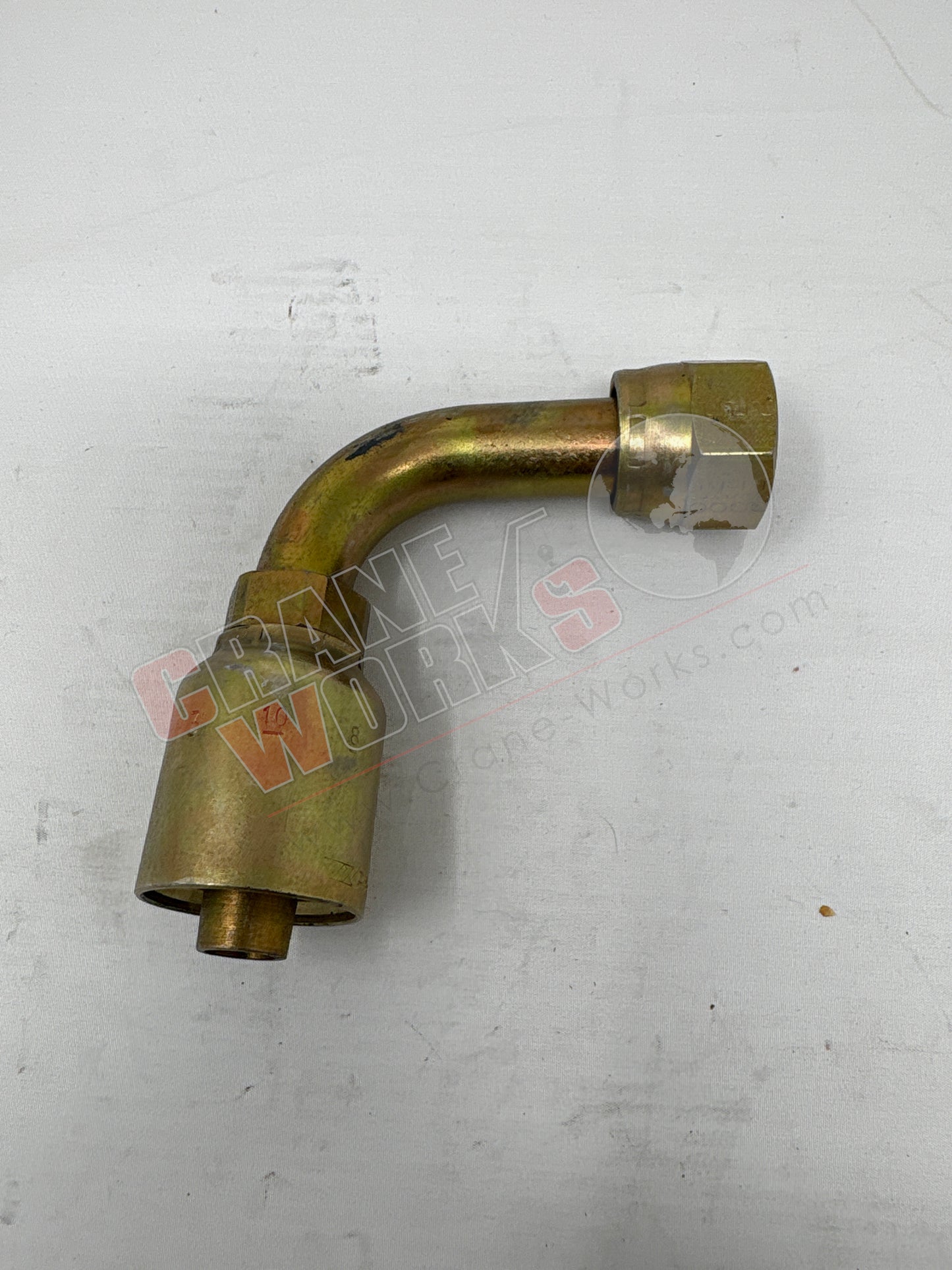 Picture of 14143-10-08, a New Crimp Fitting, angle 2.