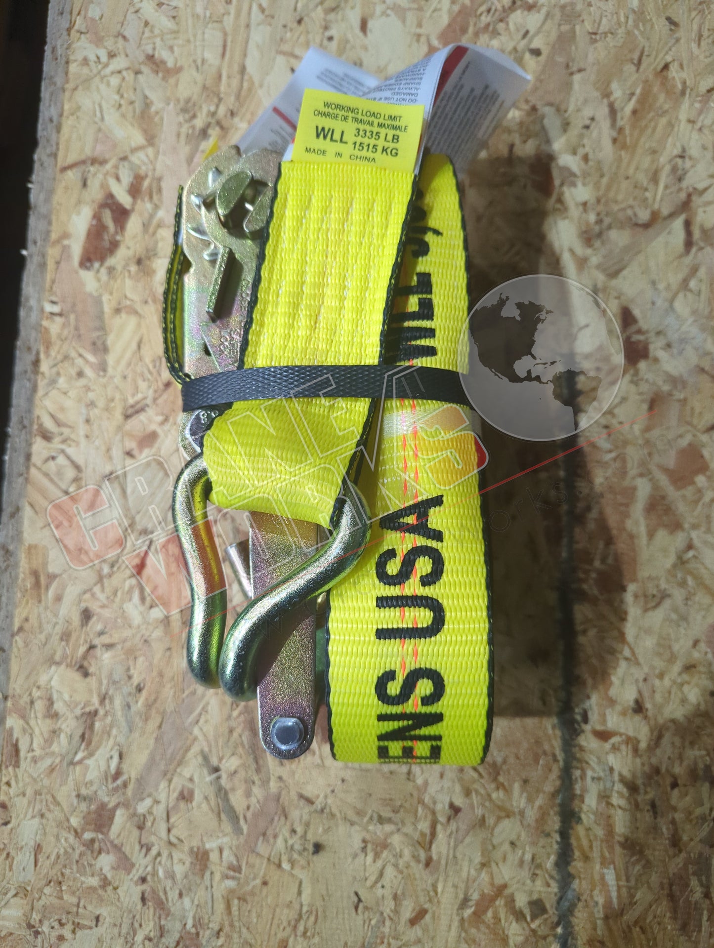 5822-27 | New 2" X 27' Ratchet & Strap W/Flat