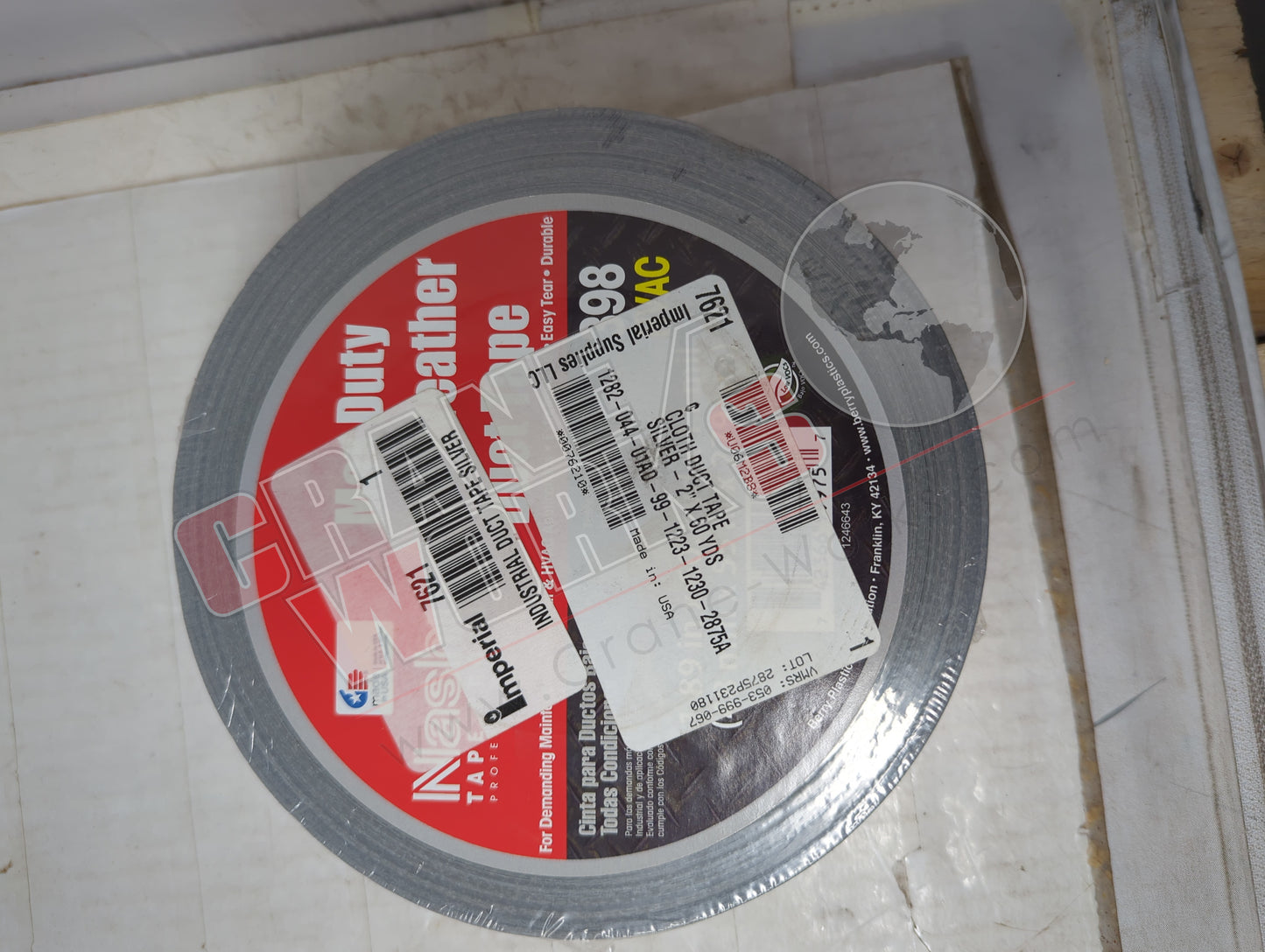 21470 | New Tape, Silver Duct, 12 Mil, 2" X 60 Yds (Ea)