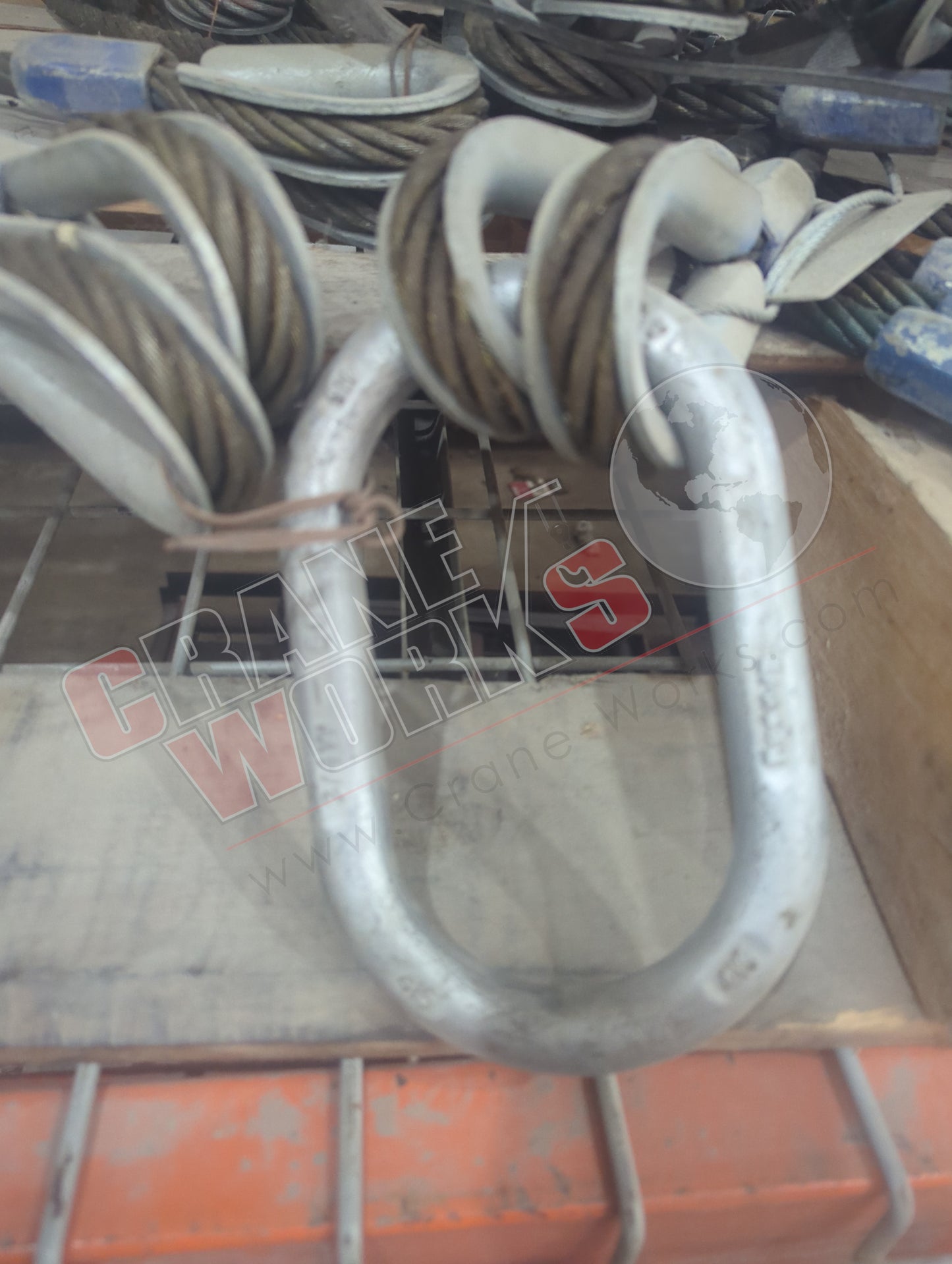 HH202TTS96 | New 1/2" X 96" 2-Leg Bridle Sling