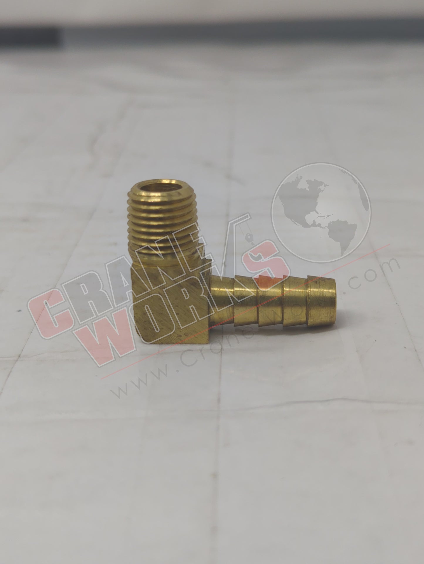 11596 | New 1/4" Mp X 3/8" Hose Barb 90 (4290-04-06)