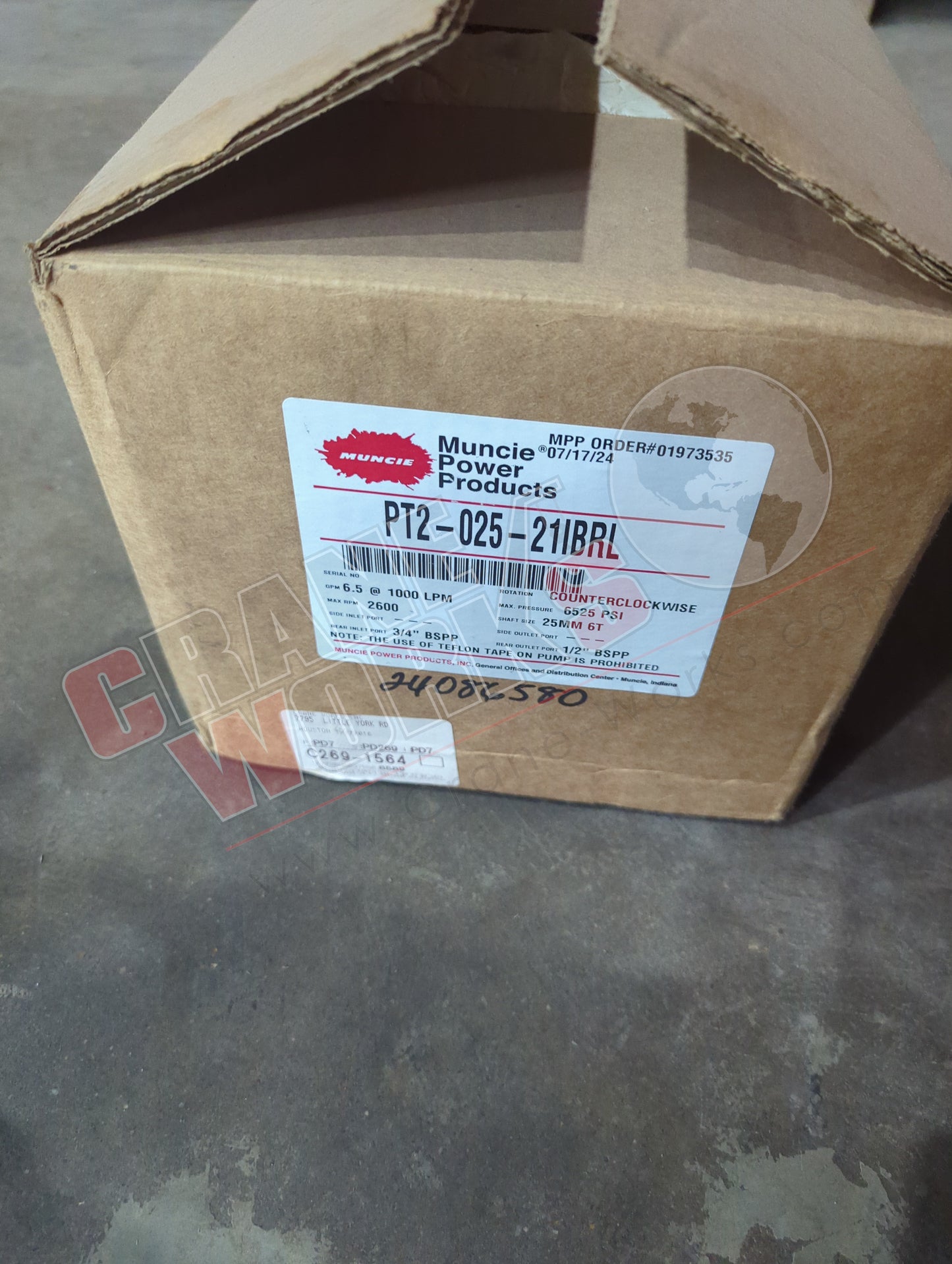 PT2-025-21IBRL | New Bent Axis Pump For F20 Pto