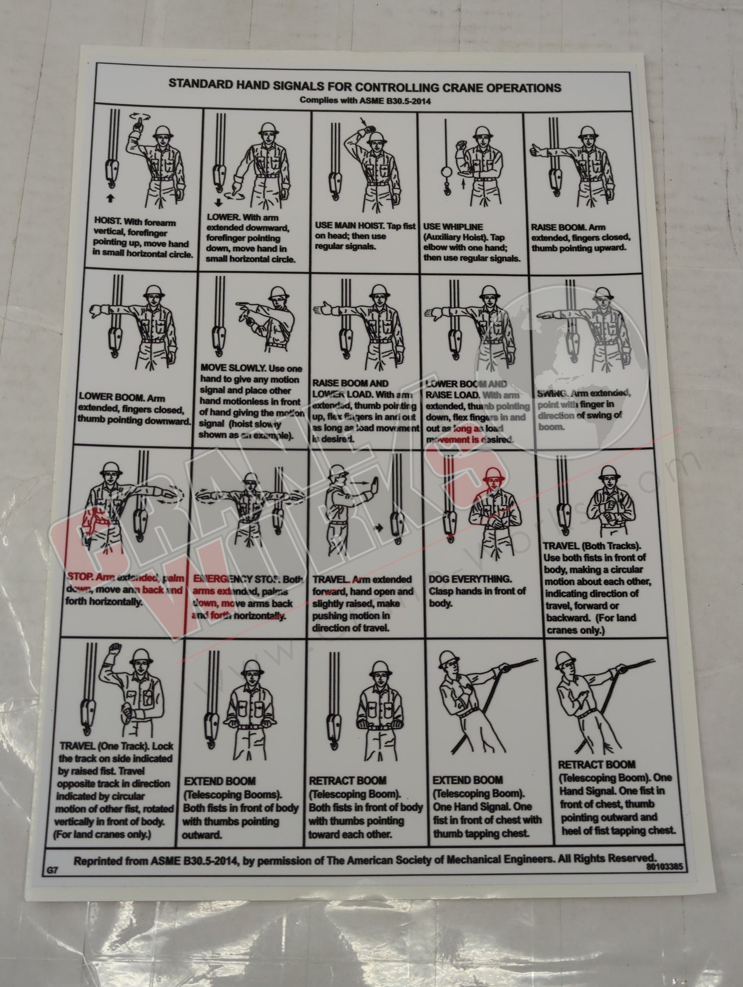 80103385 | New Decal - Hand Signal