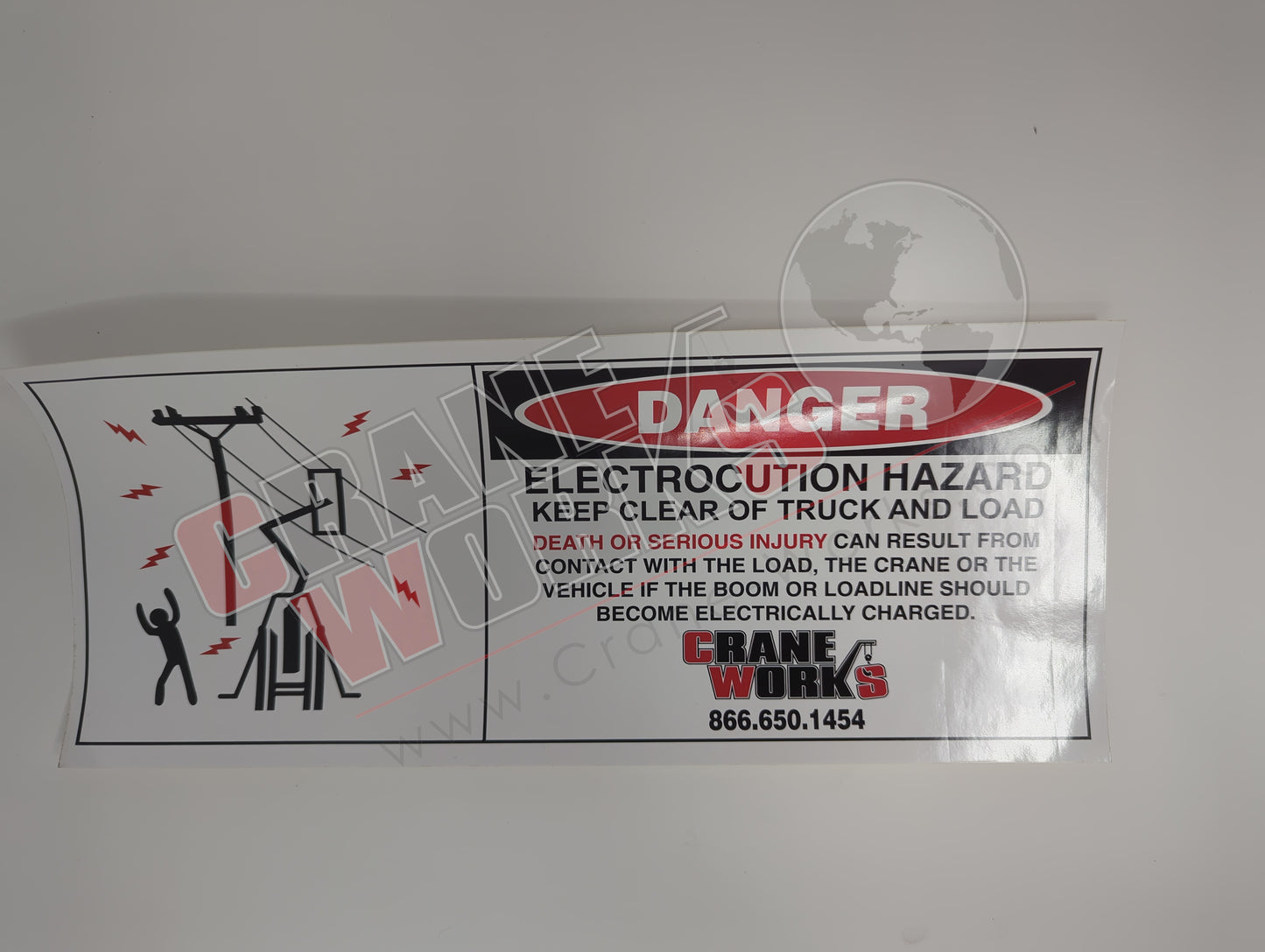 DCL-1001 | New Decal Electrocution Hazard Large 5X12