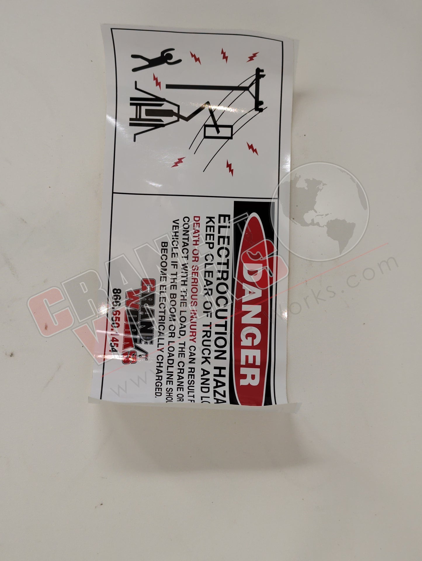 651-00184 | New Electrocution Hazard 9 X 3