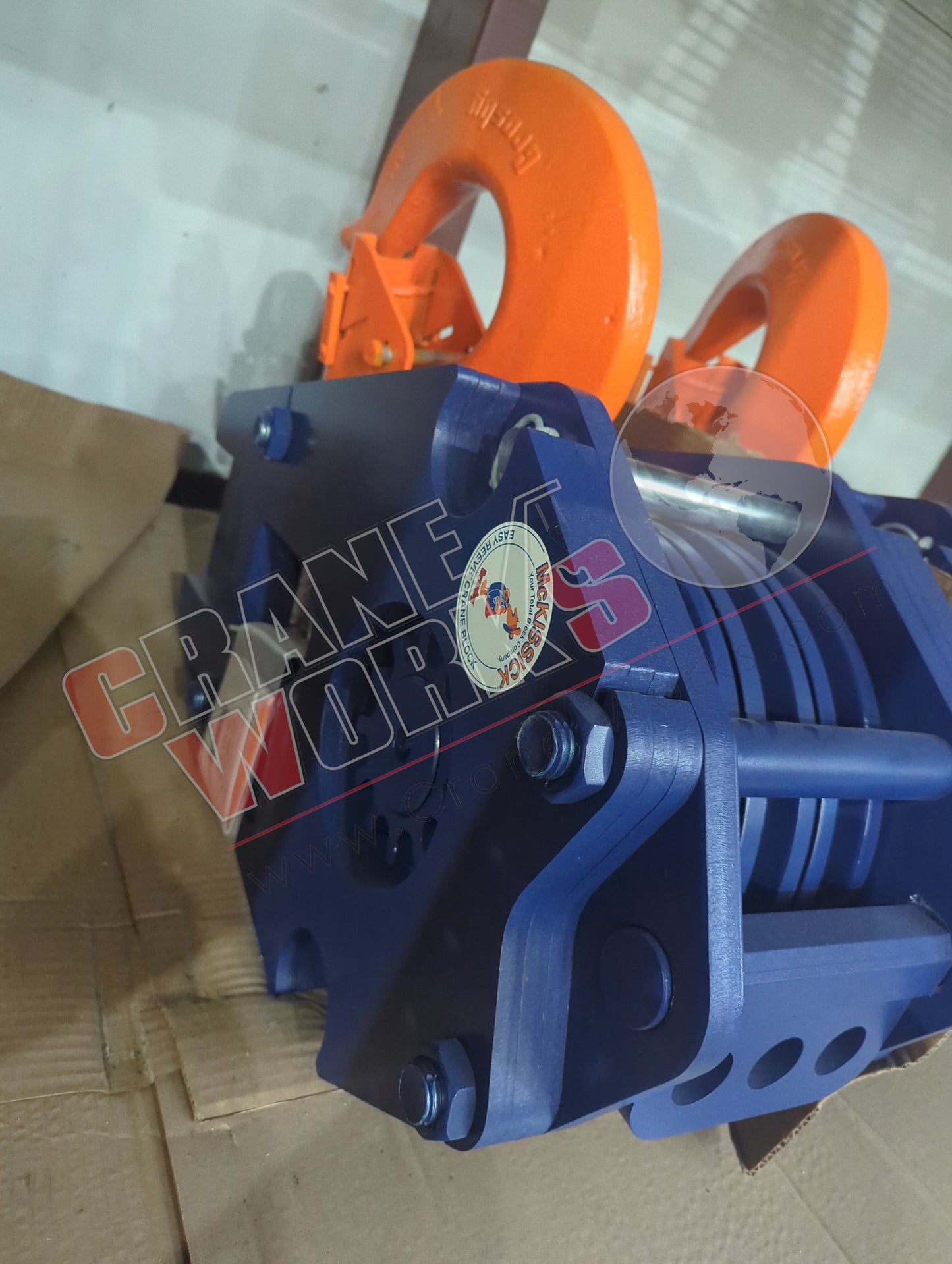 383EME35T12M | New 35 Ton 3 Sheave Block 5/8 Rope