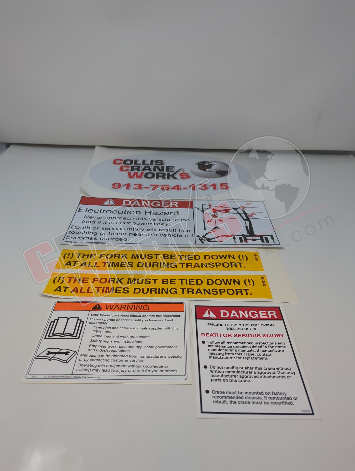 Picture of DECAL KIT1, a New Decal Kit, Safety, Cormach, angle 3.