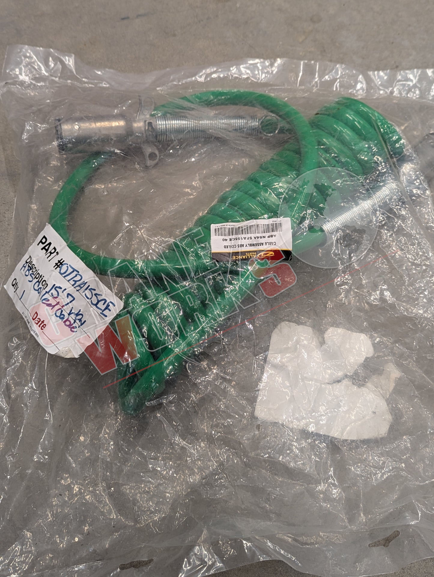 OTRA155CE | New 15' 7 Way Abs Coiled Cable