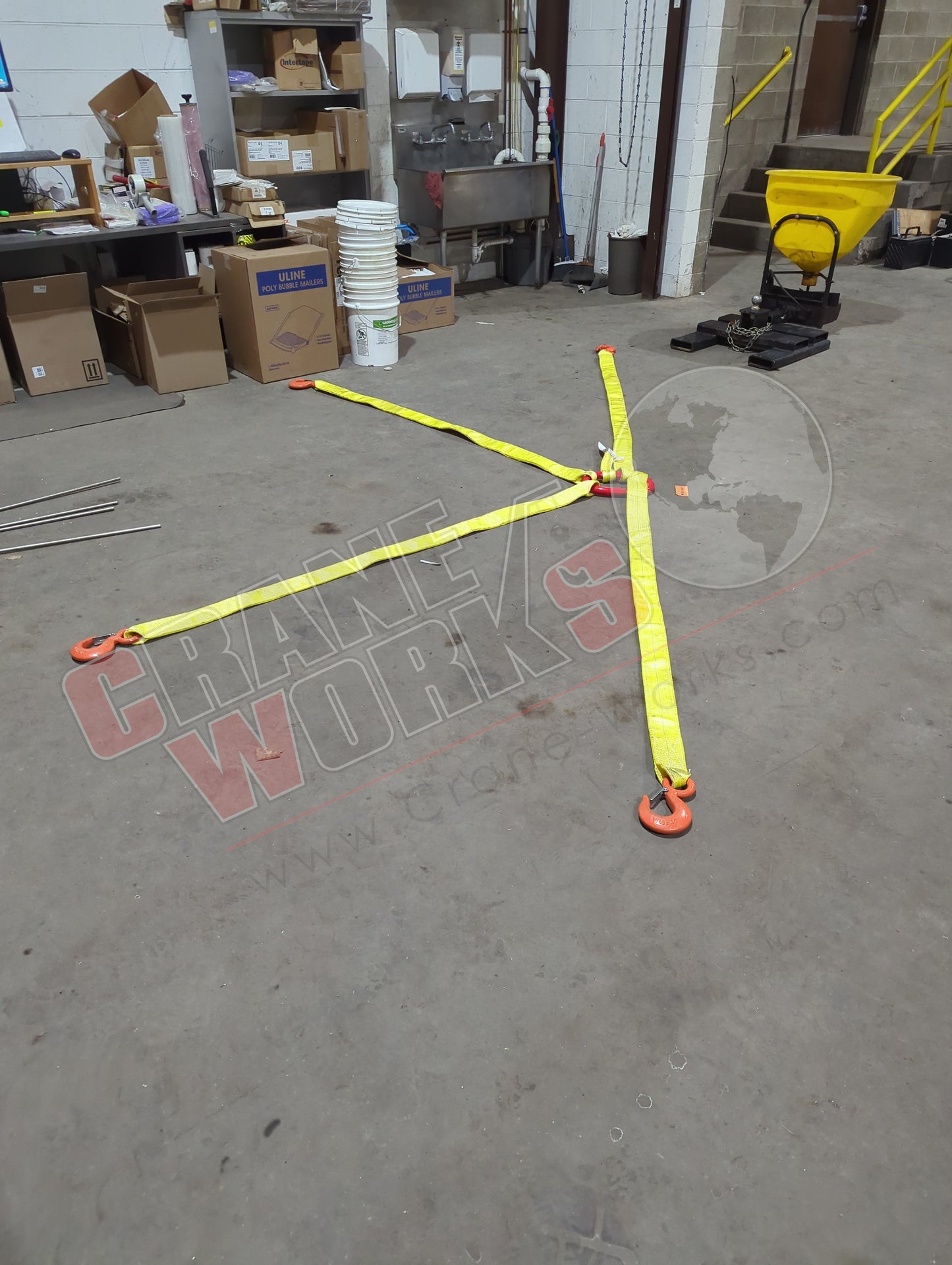 1101-01569 | New Bridle, 3" X 6' Two Ply Polyester Four Leg