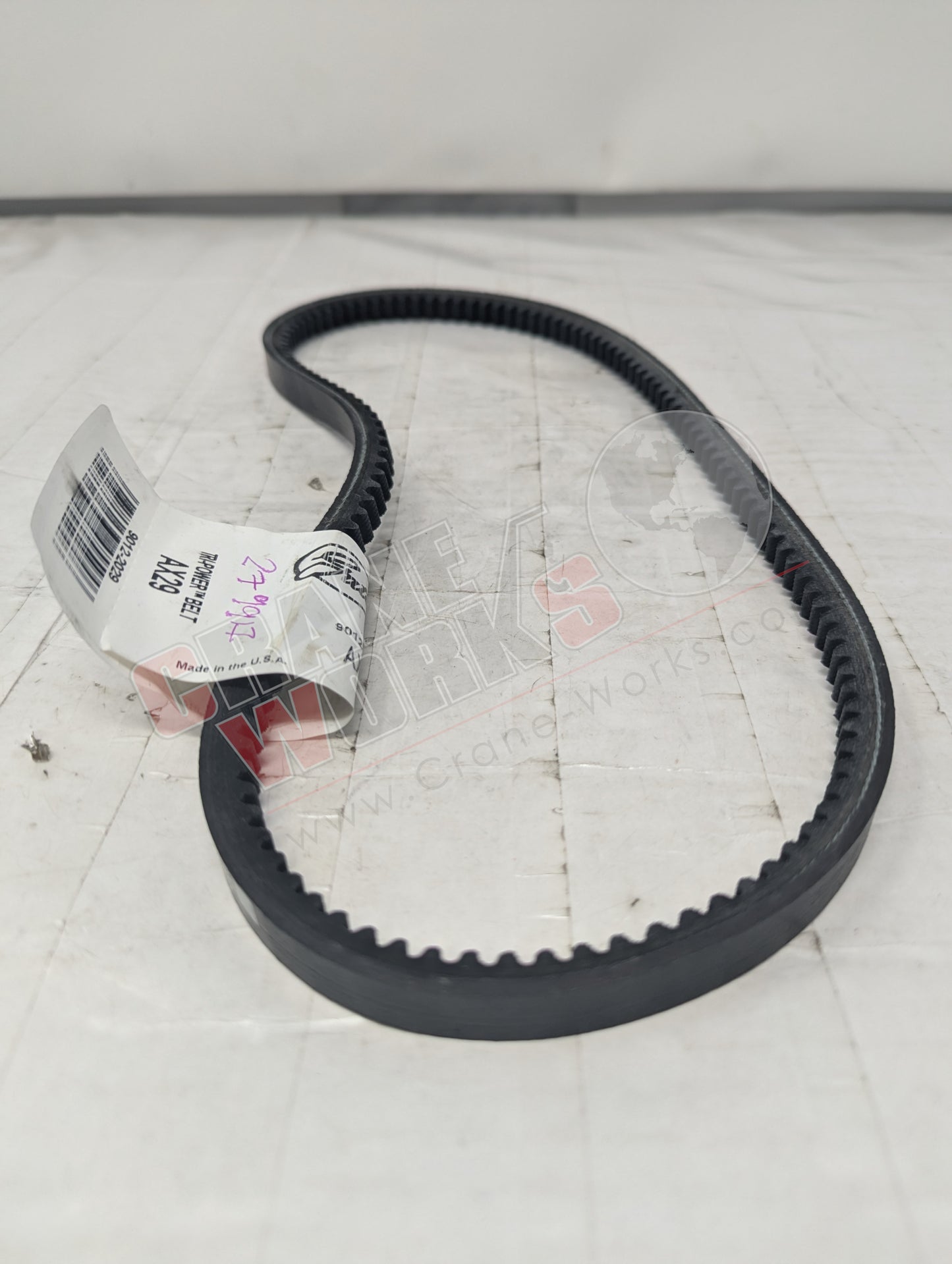 Picture of 279917, a New Belt, Fan Drive A-Sect X 31.0 High Temp, angle 3.