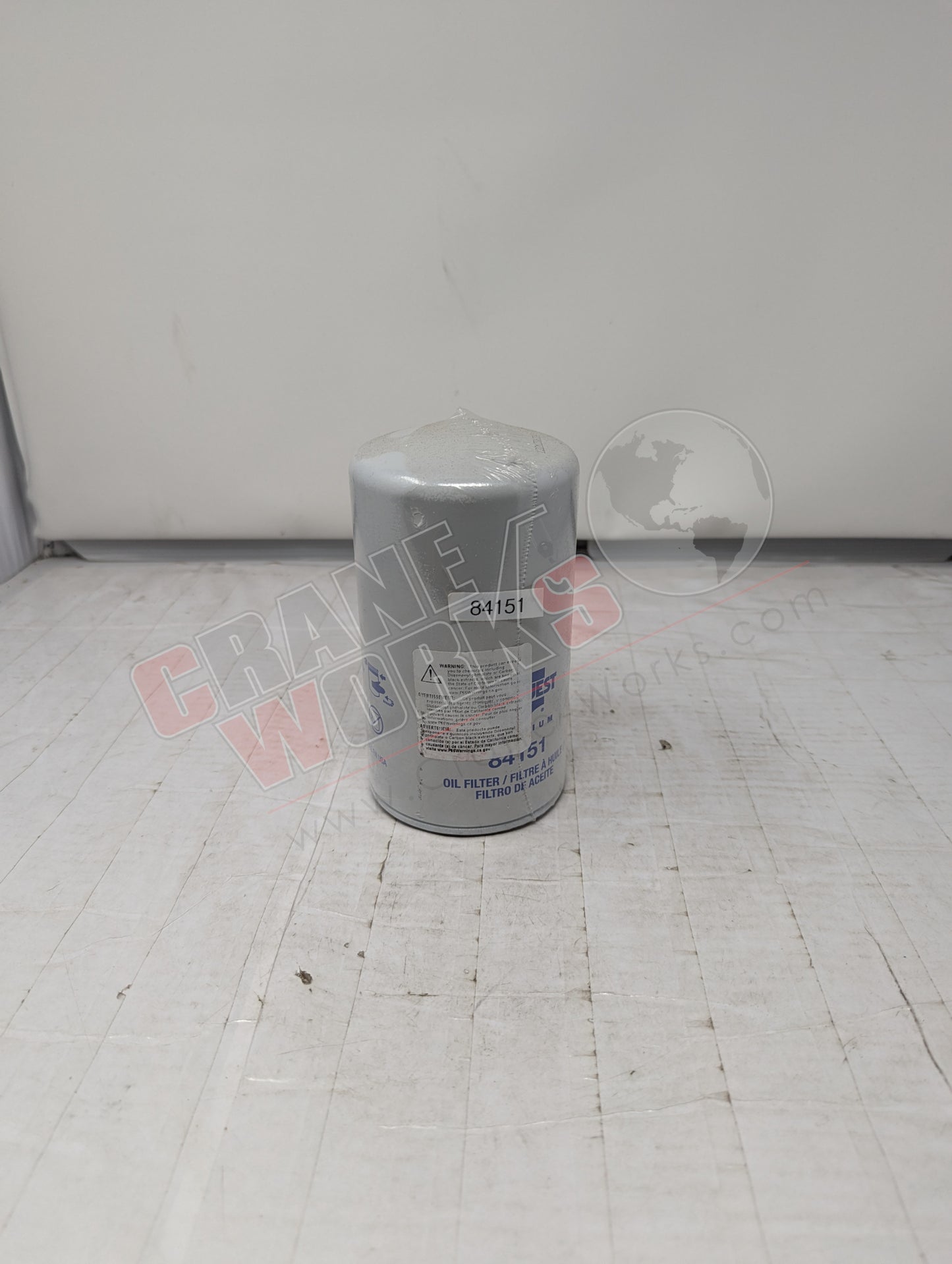 Picture of 84151, a New Engine Oil Filter, angle 3.