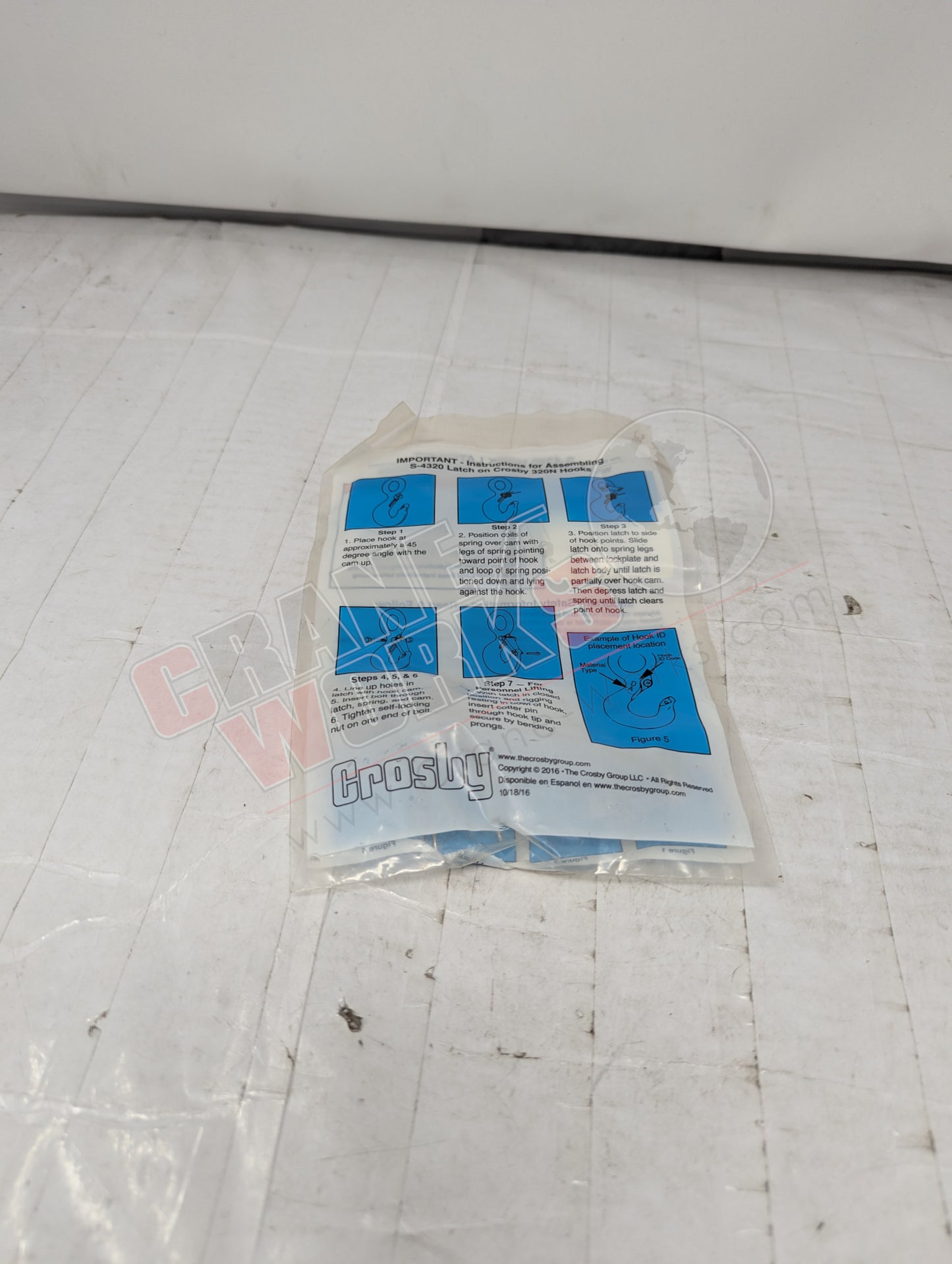 Picture of Os1096468, a New Latch Kit 3 Ton, angle 3.