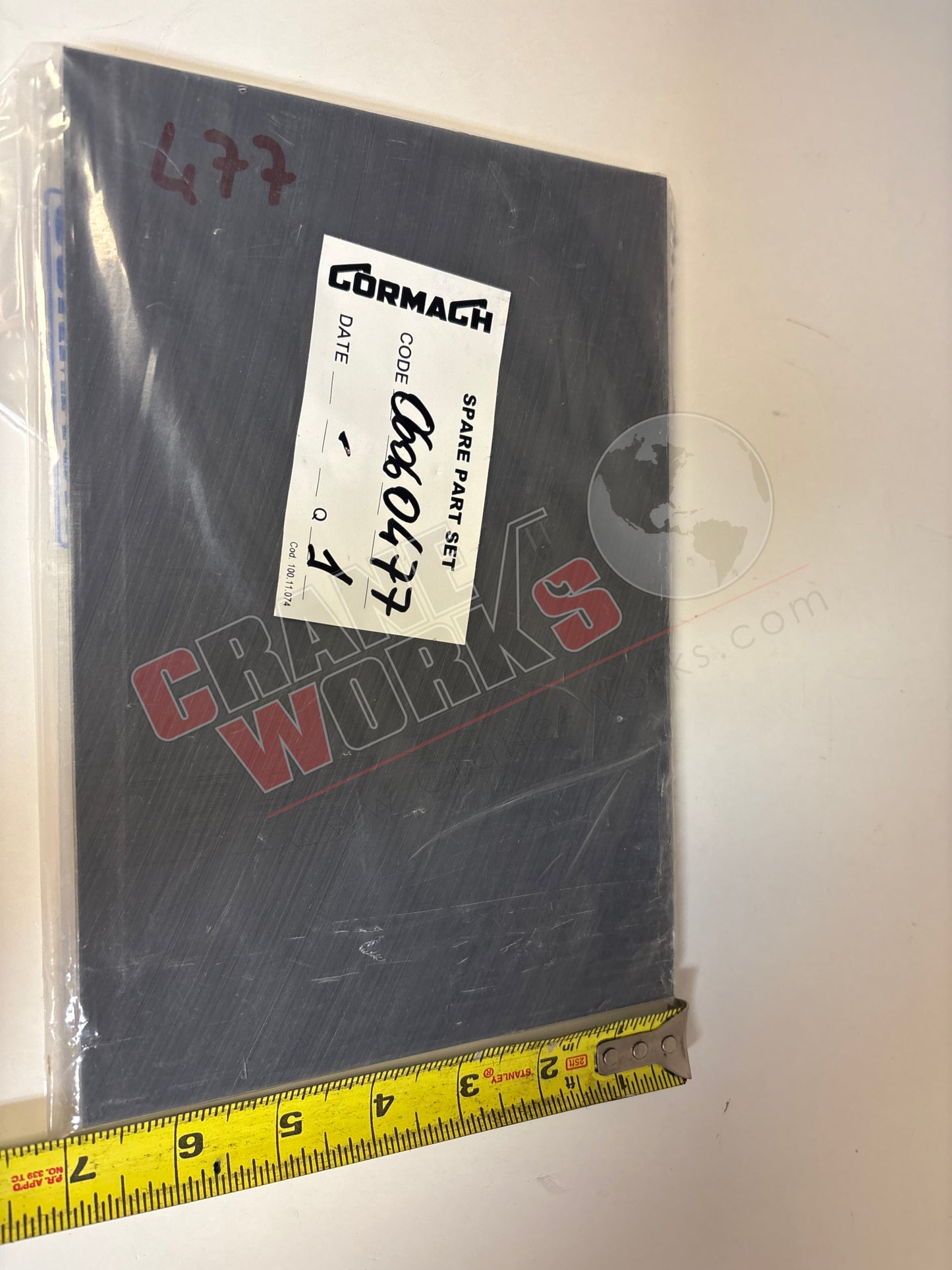 Picture of 06060477, a New Wear Pad, angle 2.