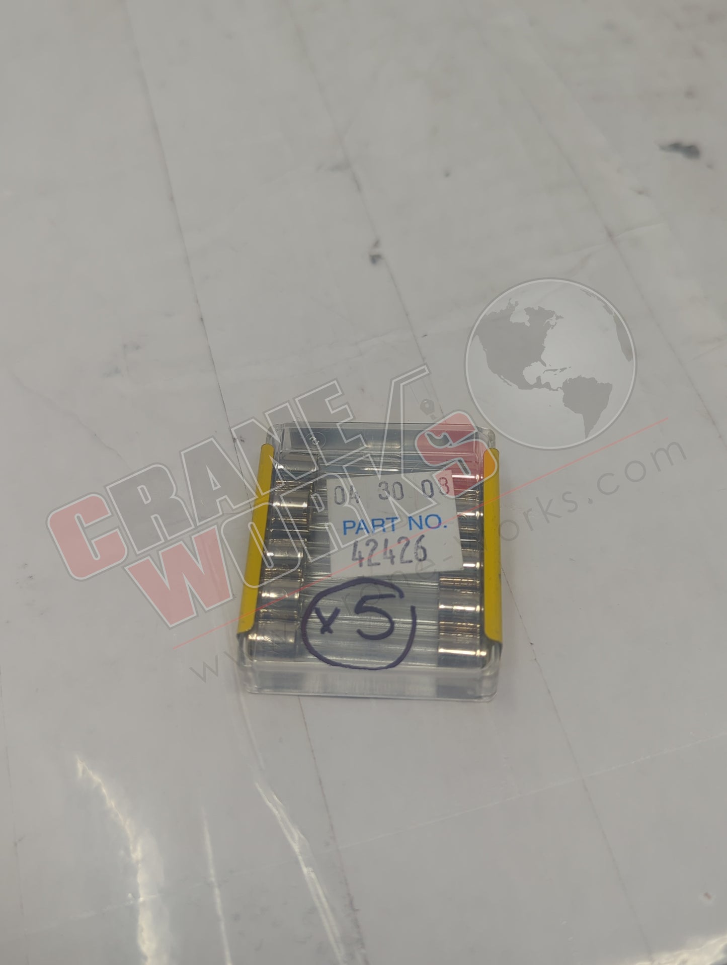 7574 | New Agc-5 Amp Glass Fuse (42427)