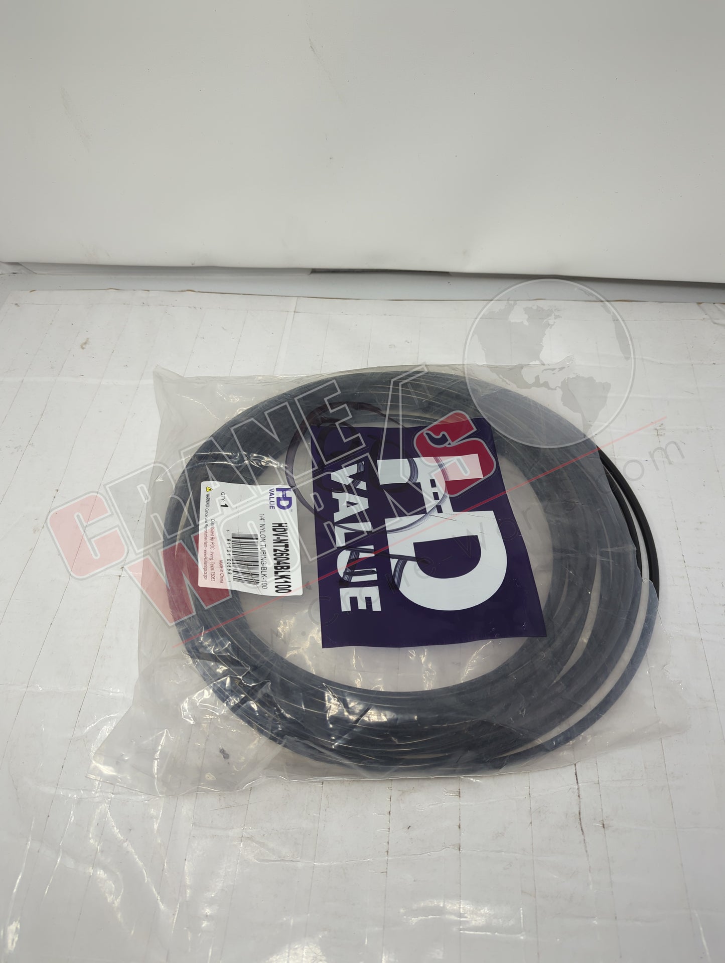 HDVNT26025BLK100 | New 5/32" Air Brake Tubing