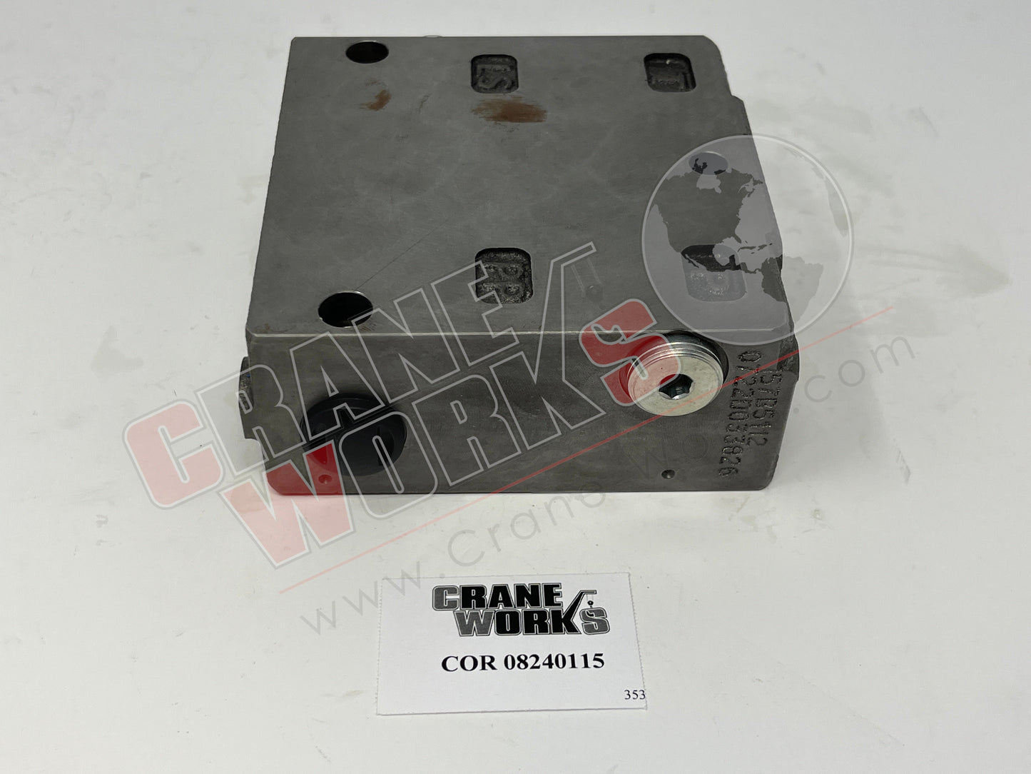Picture of 08240115, CONTROL BANK PART (INLET HEAD).
