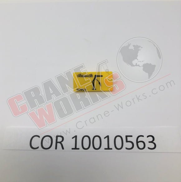 Picture of 10010563 NEW KNUCKLE DOWN PLATE/STICKER