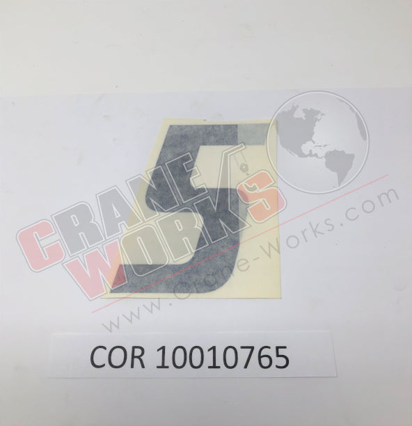 Picture of 10010765 NEW PLATE/STICKER # 6 P04