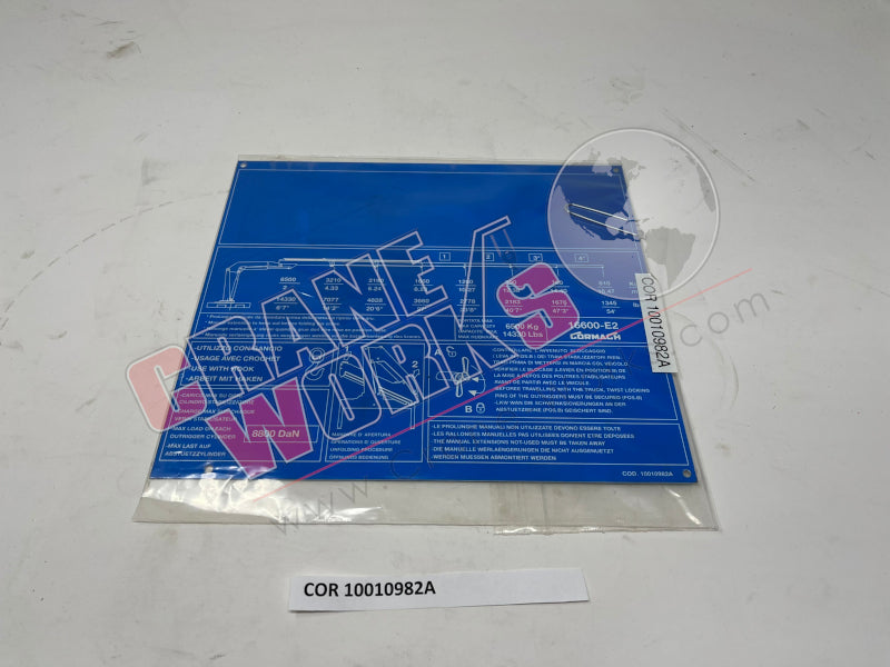 Picture of COR 10010982A NEW ***USE COR 10010982B***